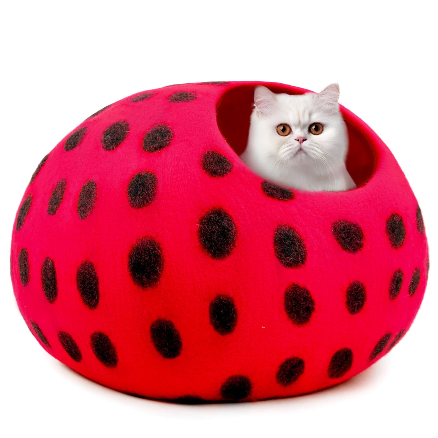 Panier Chat Coussin 100% Laine Mérinos