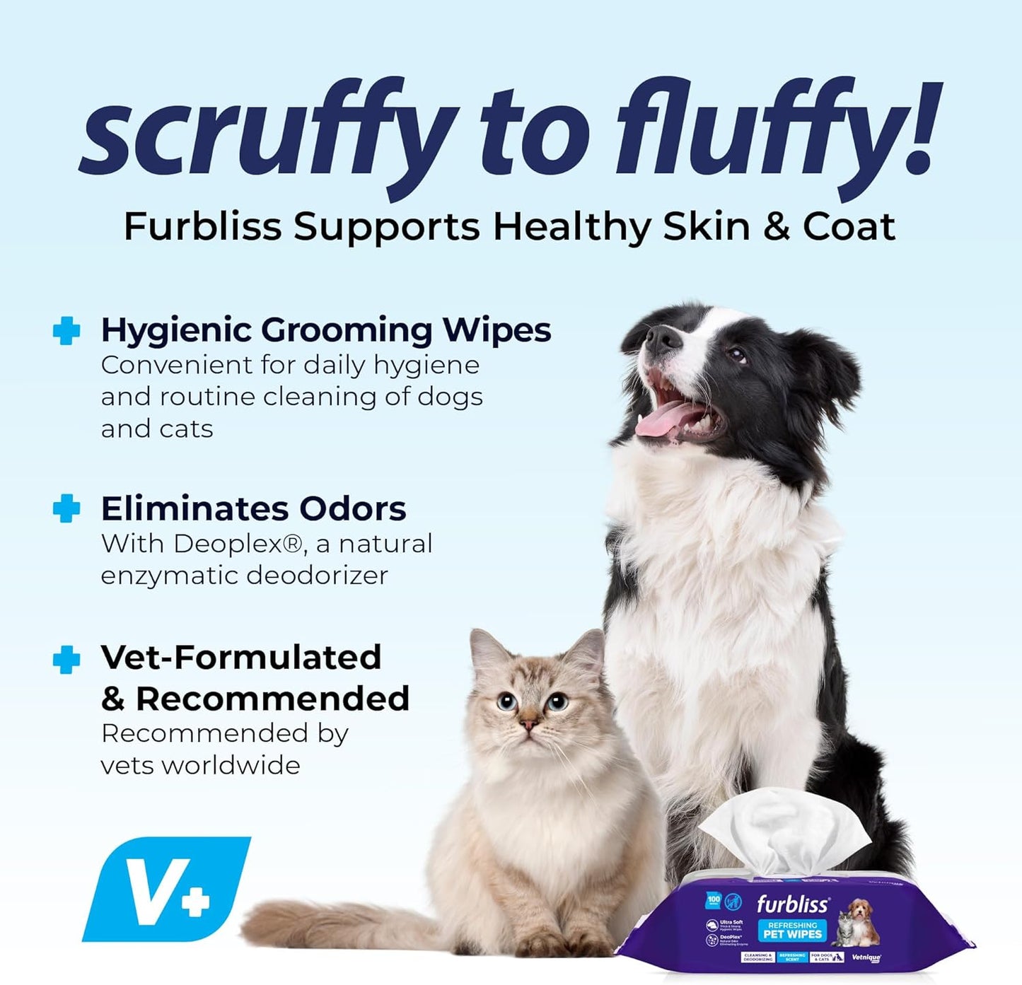 Lingettes pour Chat hygiéniques x100