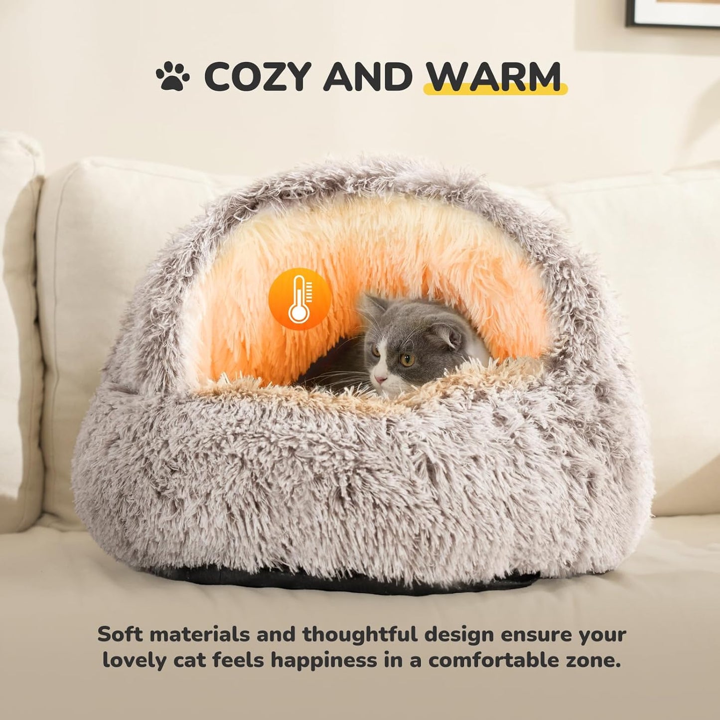 Panier Chat Coussin Ø60cm