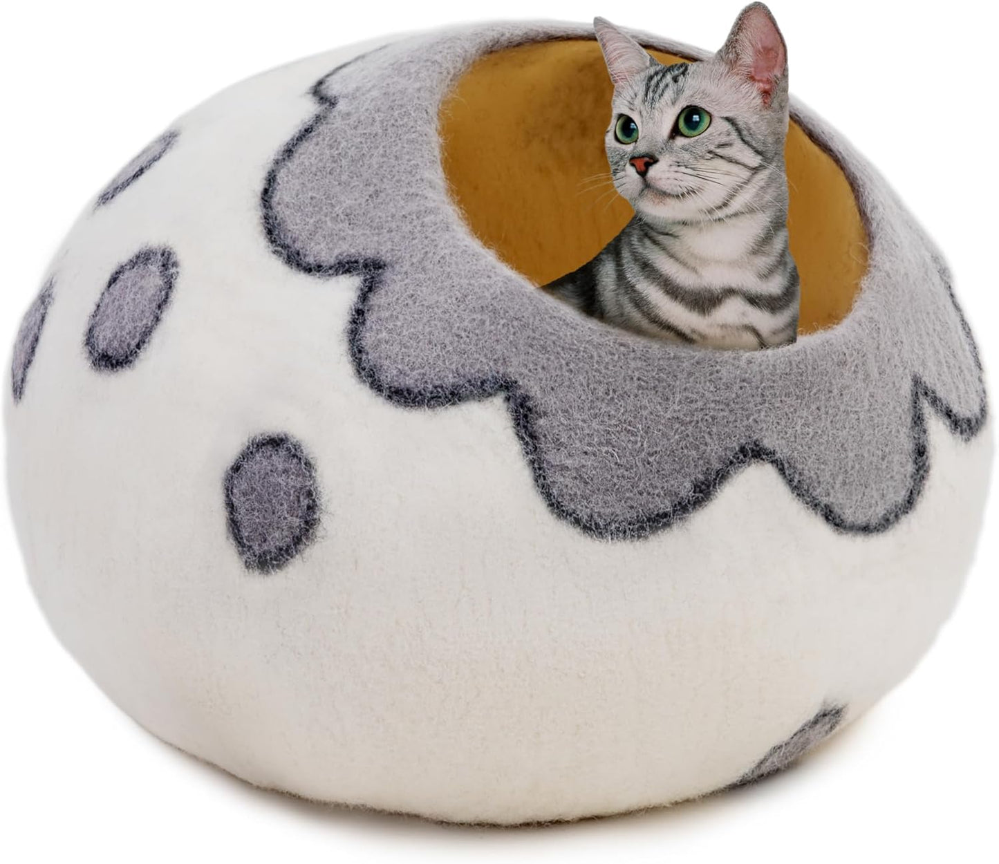 Panier Chat Coussin 100% Laine Mérinos