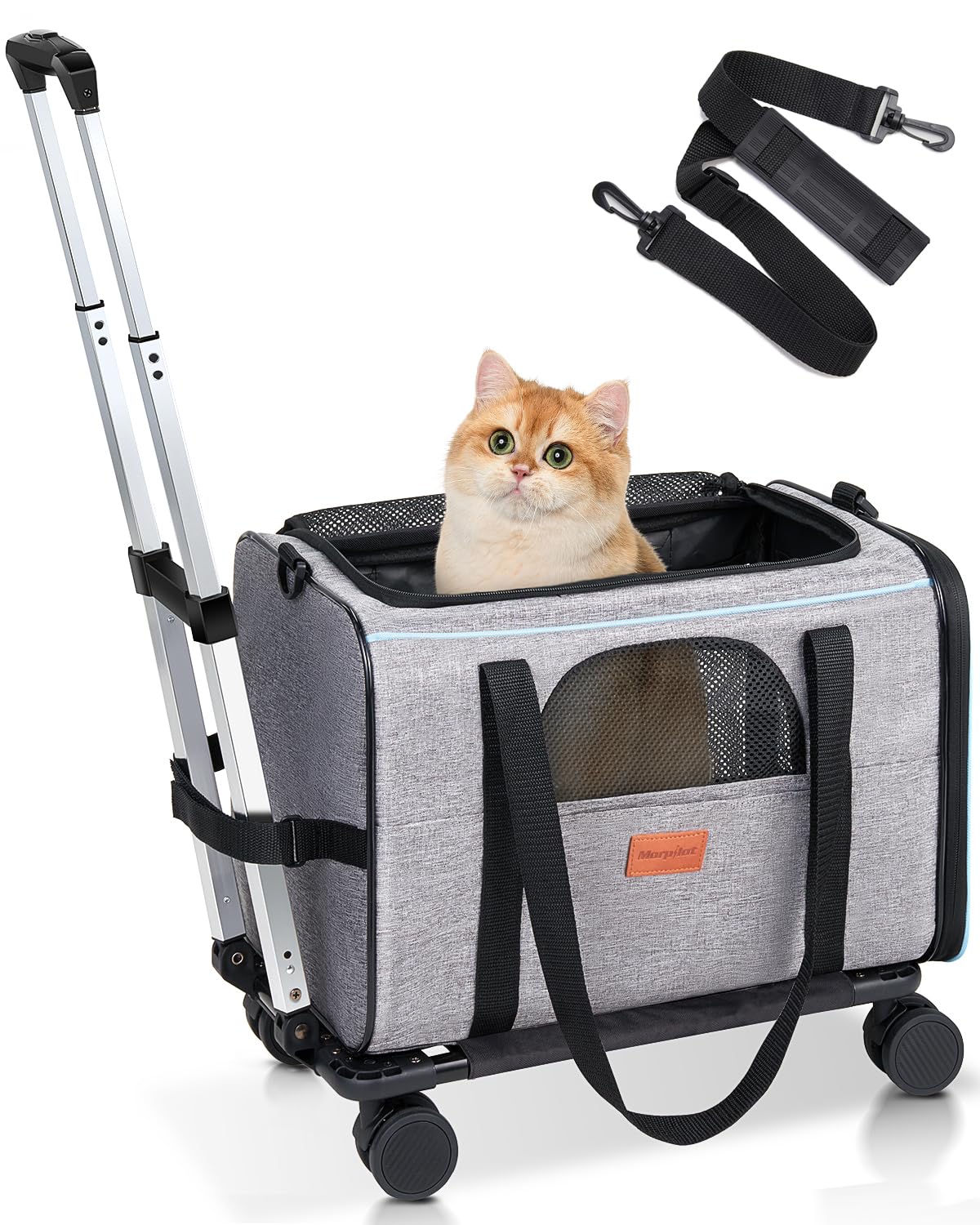 Sac Transport Chat à roulette 43x28x28 6kg
