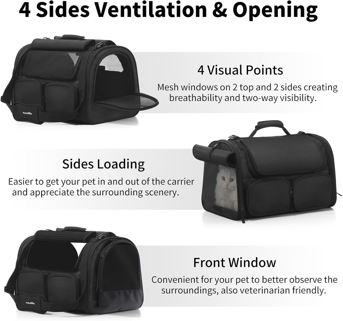 Sac Transport Chat 44 x 30 x 29 cm 20 kg