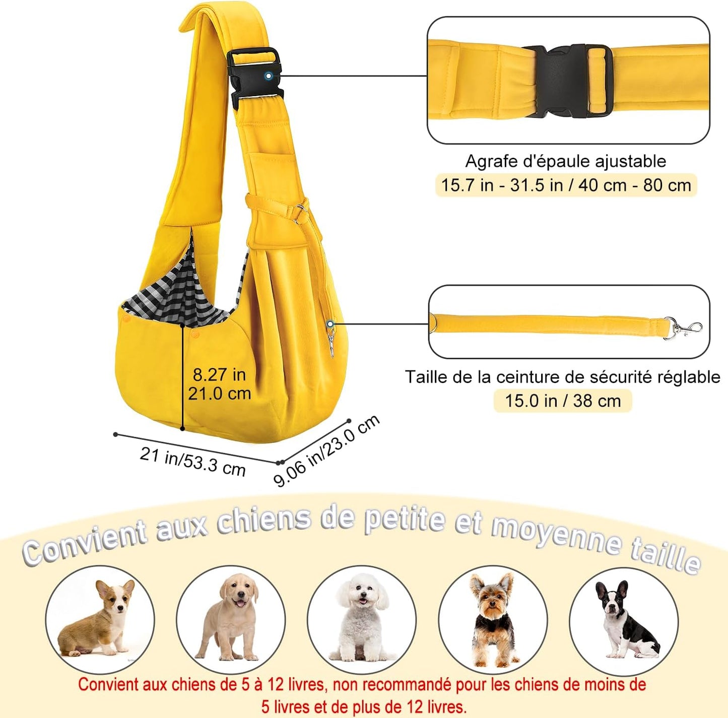 Sac Bandoulière Chat 5kg