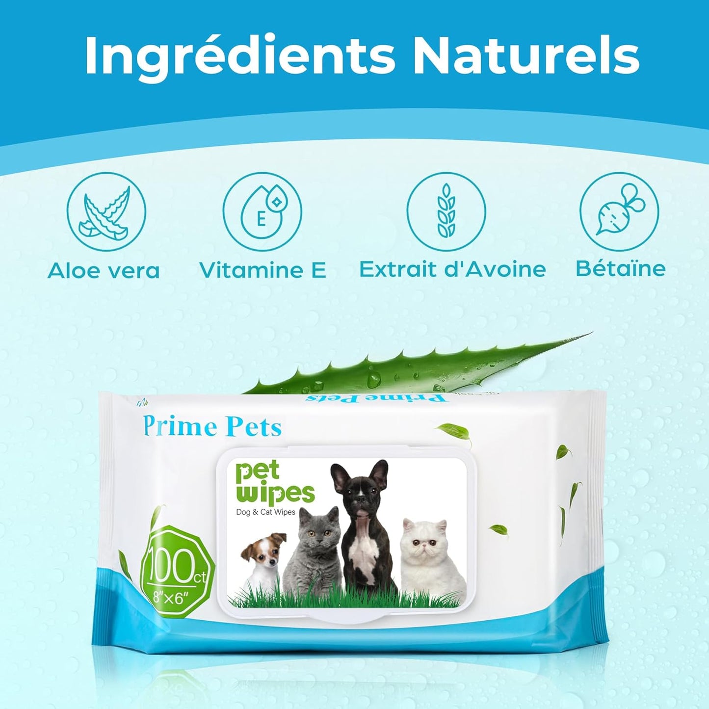 Lingettes pour Chat 300 Pièces