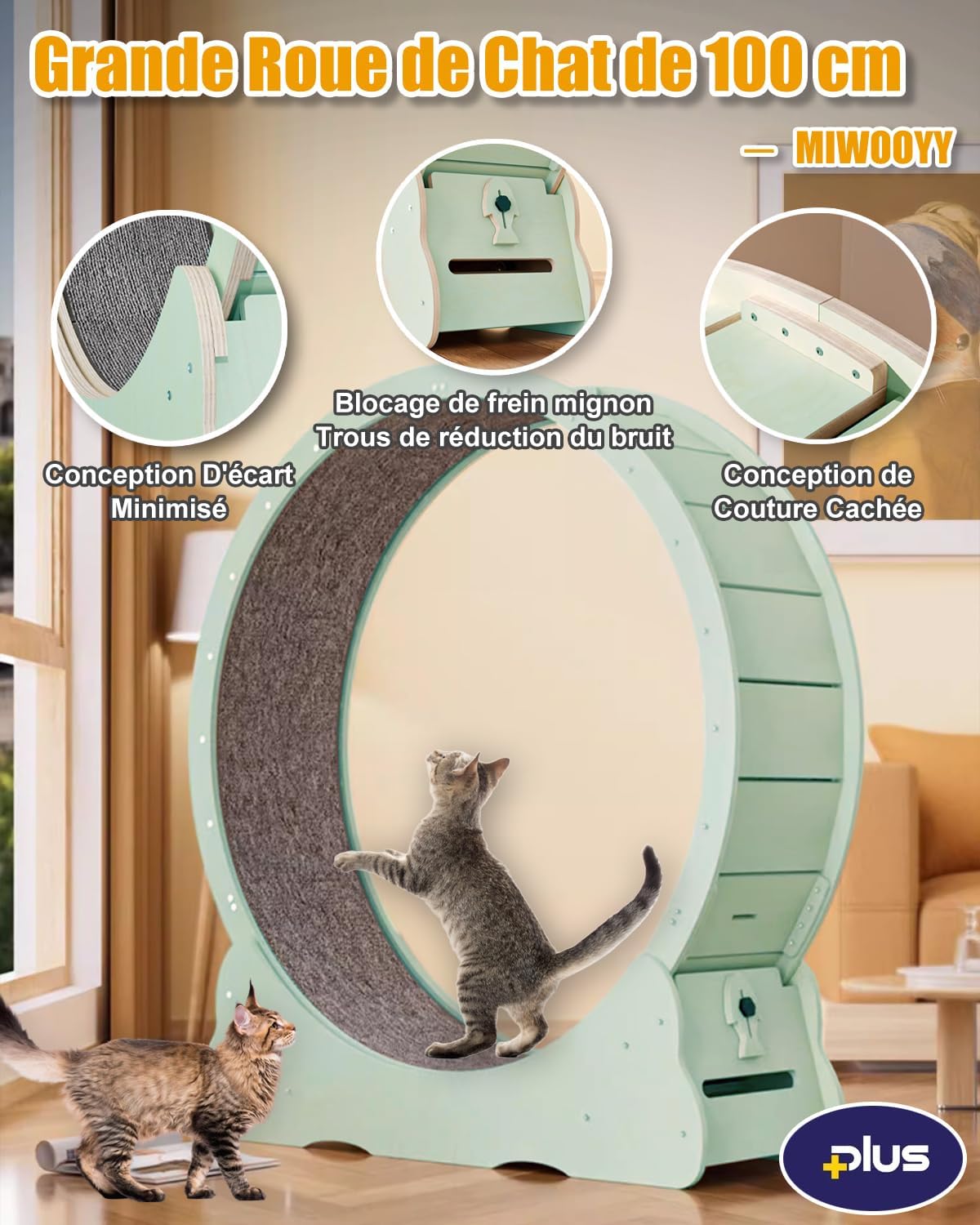 Roue pour Chat 100cm