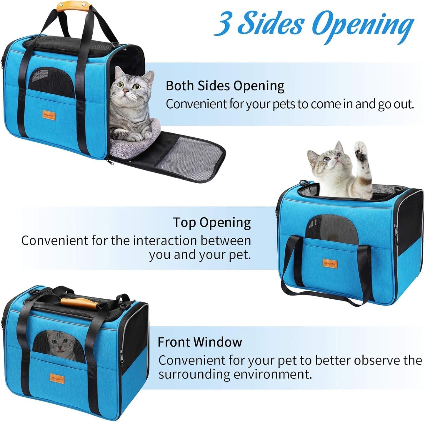 Sac Transport Chat 44x31x34 cm