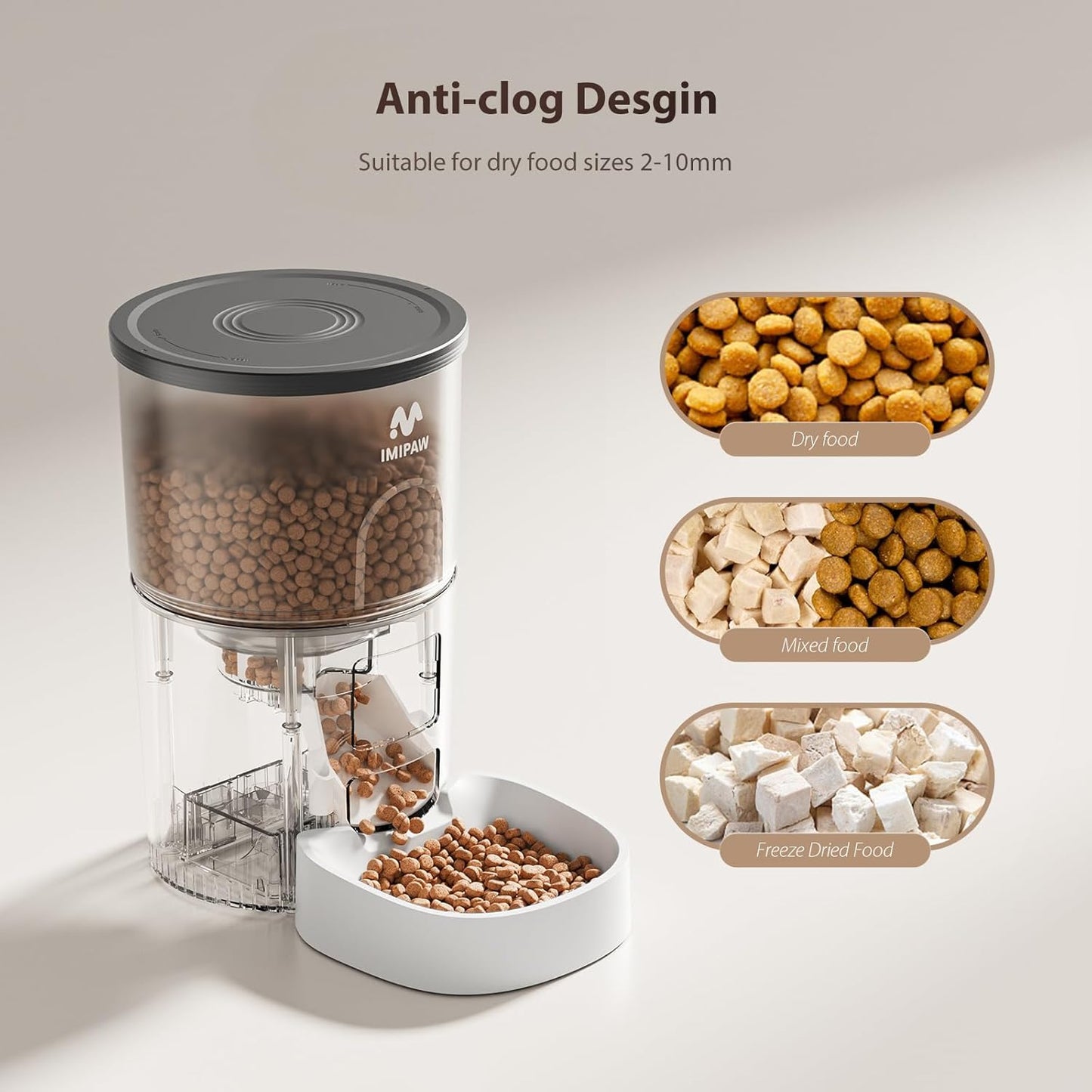 Distributeur Croquettes Chat A 1-6 Repas par Jour