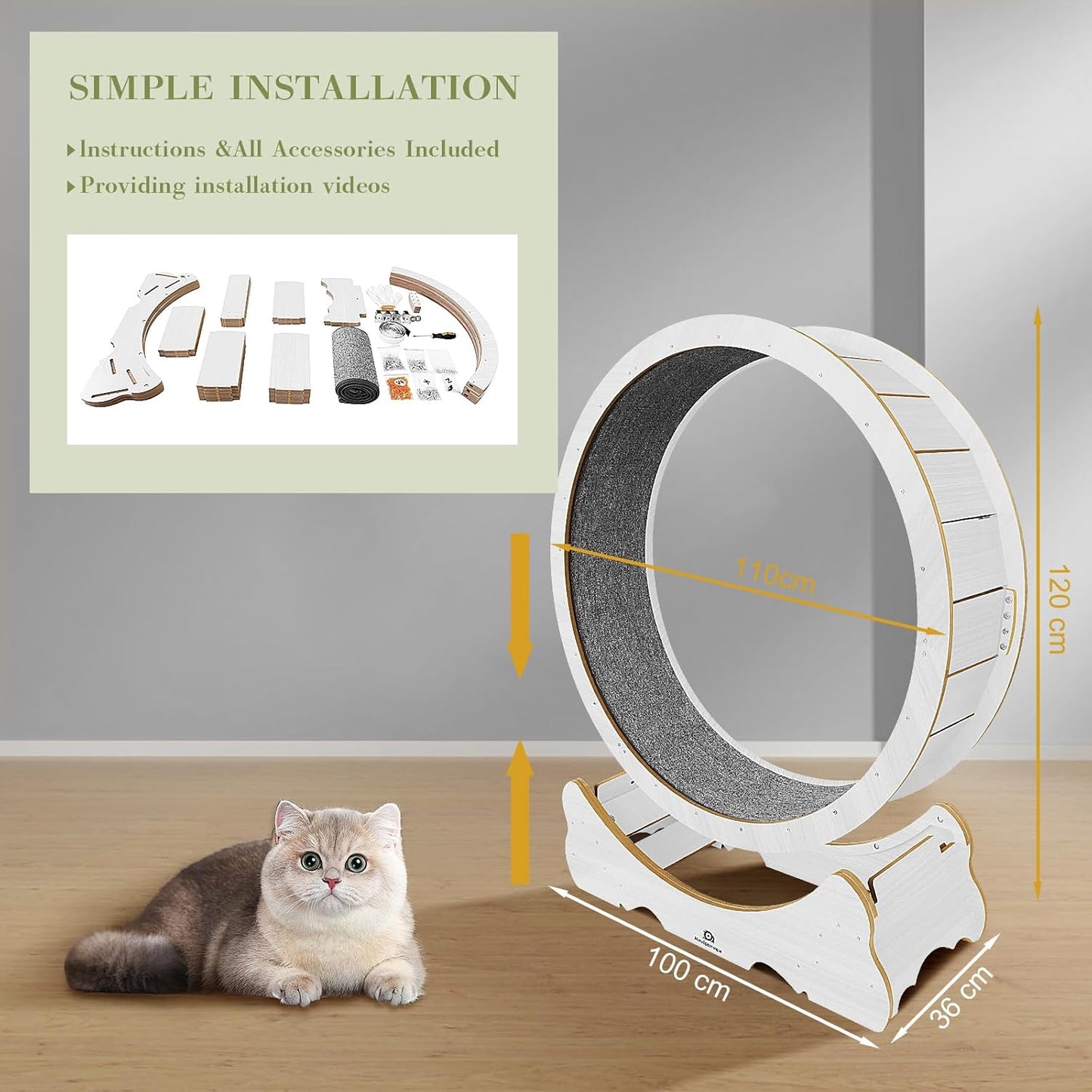 Roue pour Chat 113 cm
