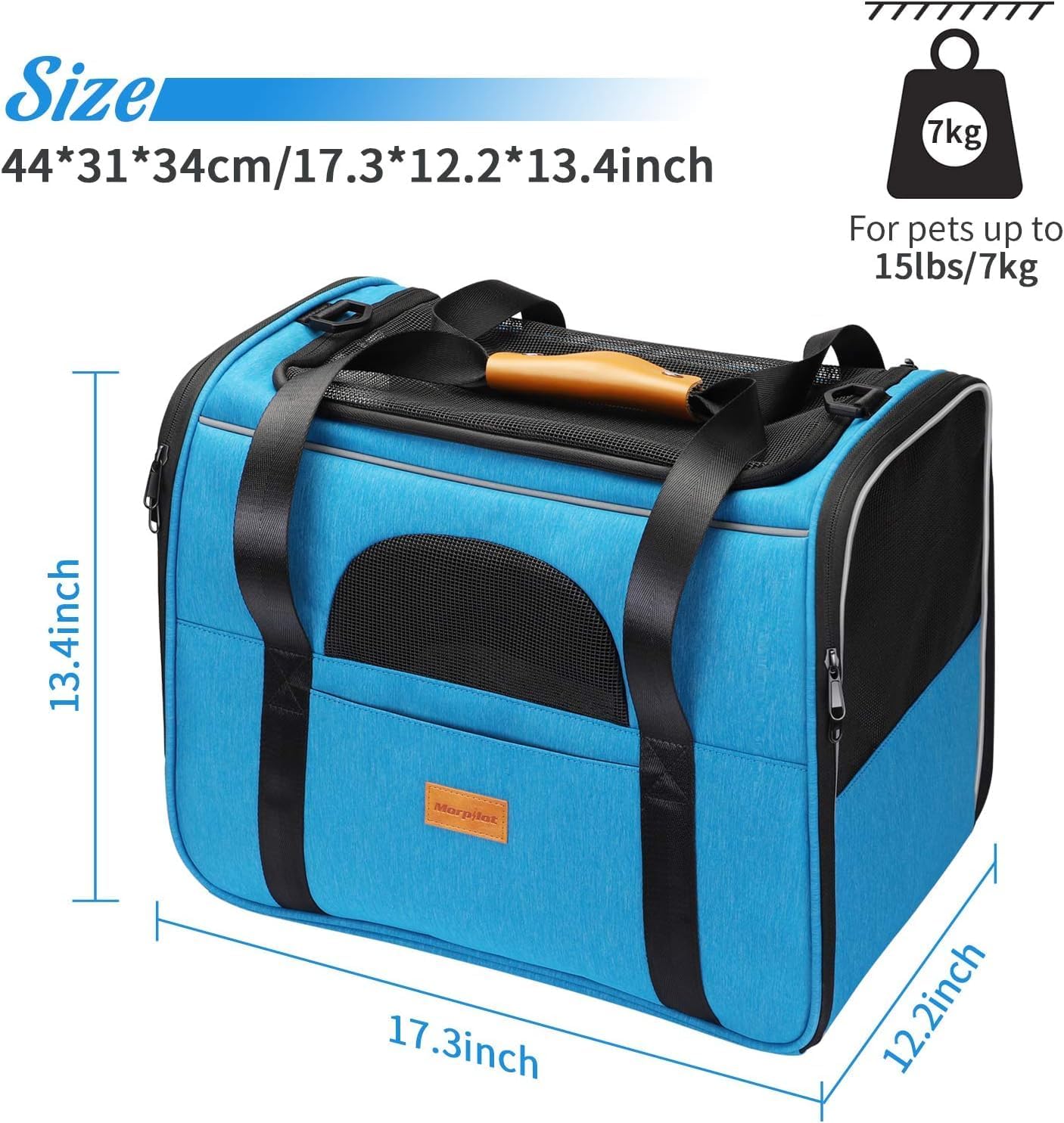 Sac Transport Chat 44x31x34 cm