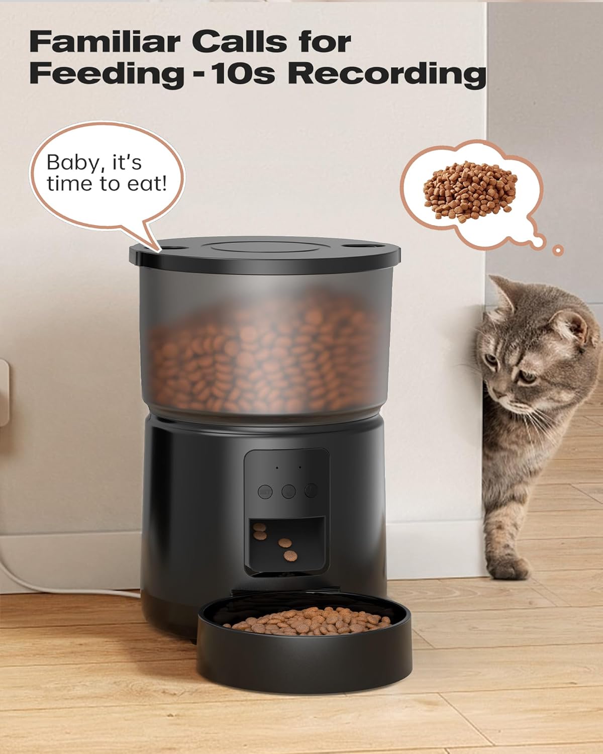 Distributeur Croquettes Chat 3L