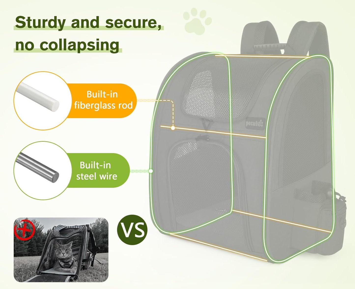 Sac Transport Chat L/XL/XXL de 6 à 10kg