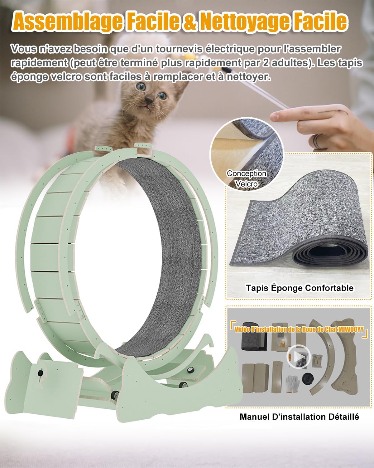 Roue pour Chat 100cm