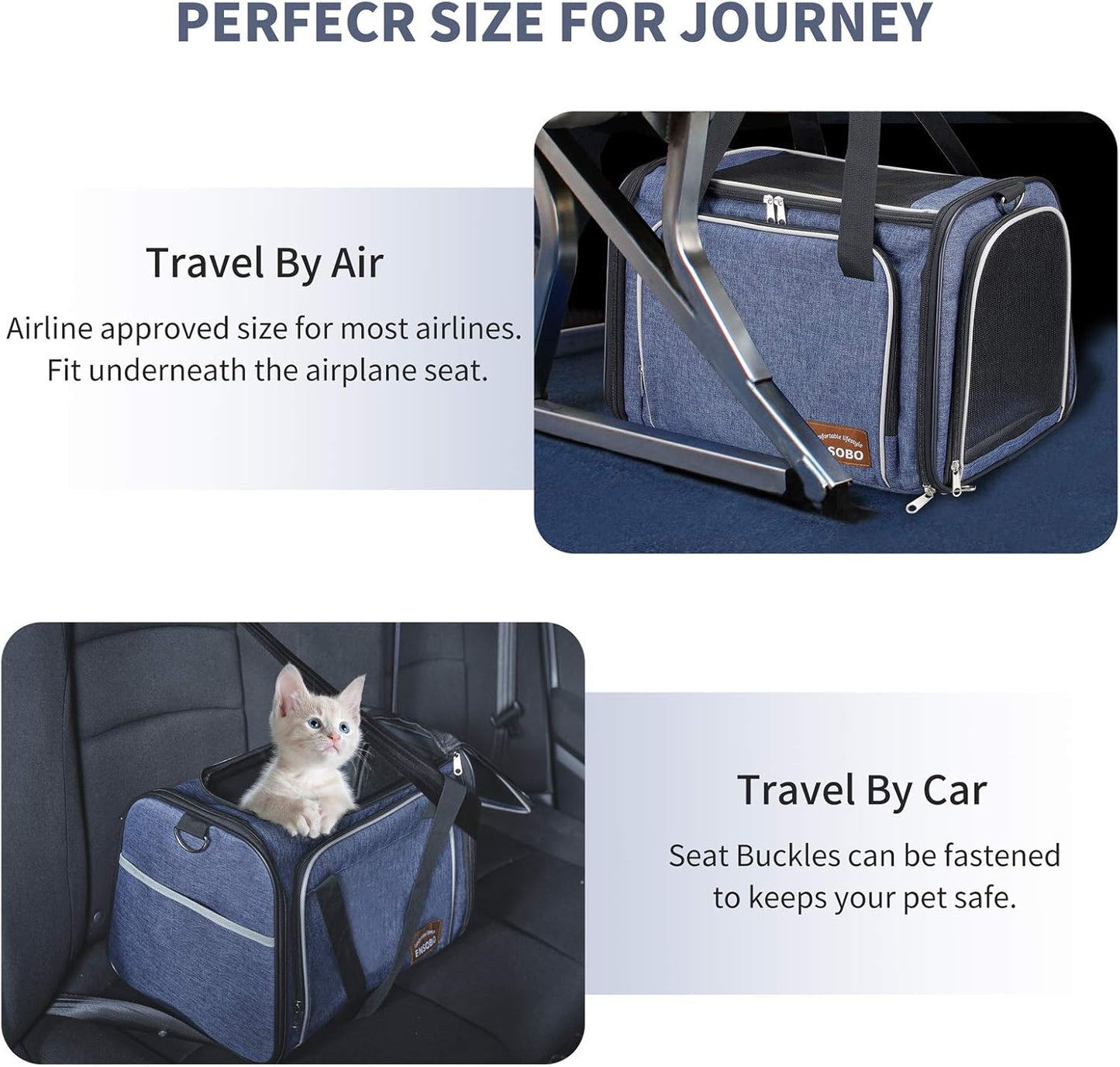 Sac Transport Chat 44x 29 x 29 cm 9kg