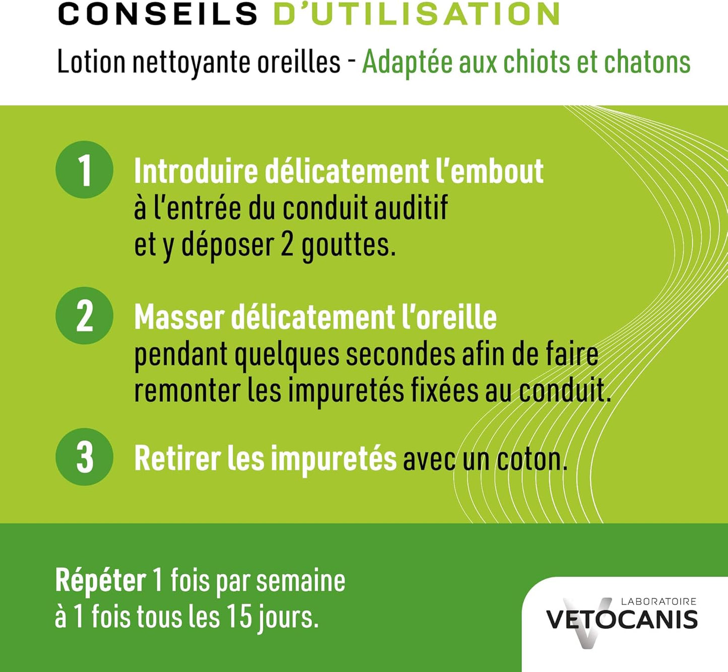 Nettoyant Oreilles Chat