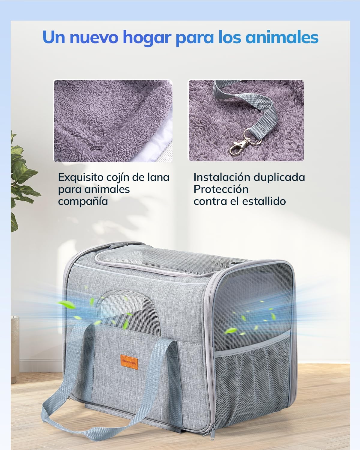 Sac Transport Chat à roulette 44x31x34 7kg