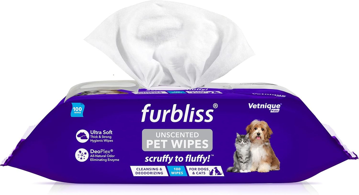 Lingettes pour Chat déodorant Naturel Non parfumé