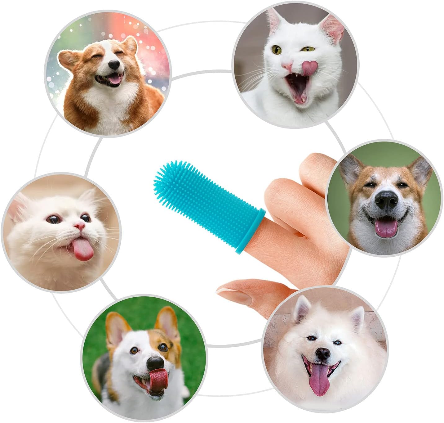 Brosse à pour dents 360° Brosses à Doigts