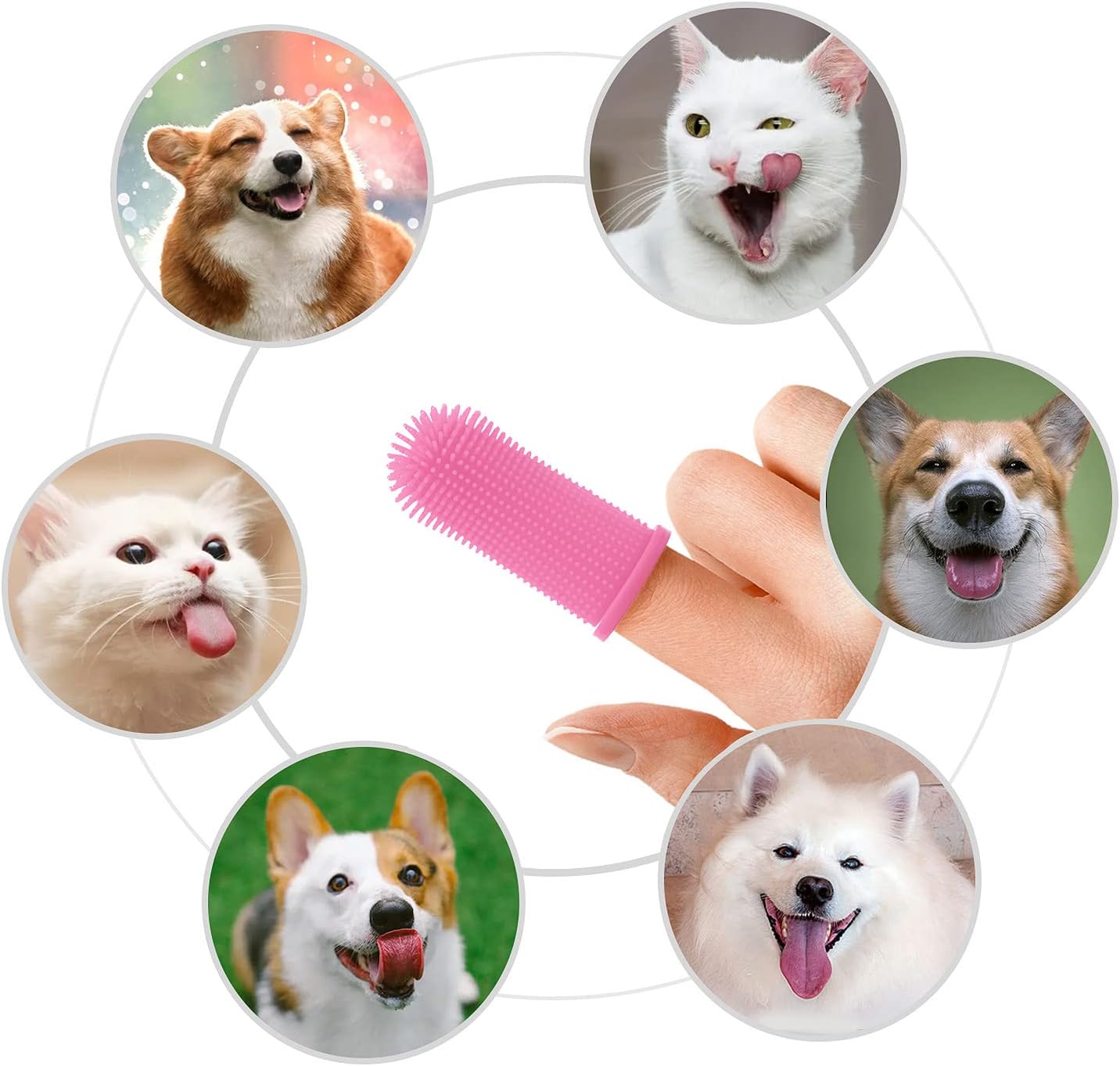 Brosse à pour dents 360° Brosses à Doigts