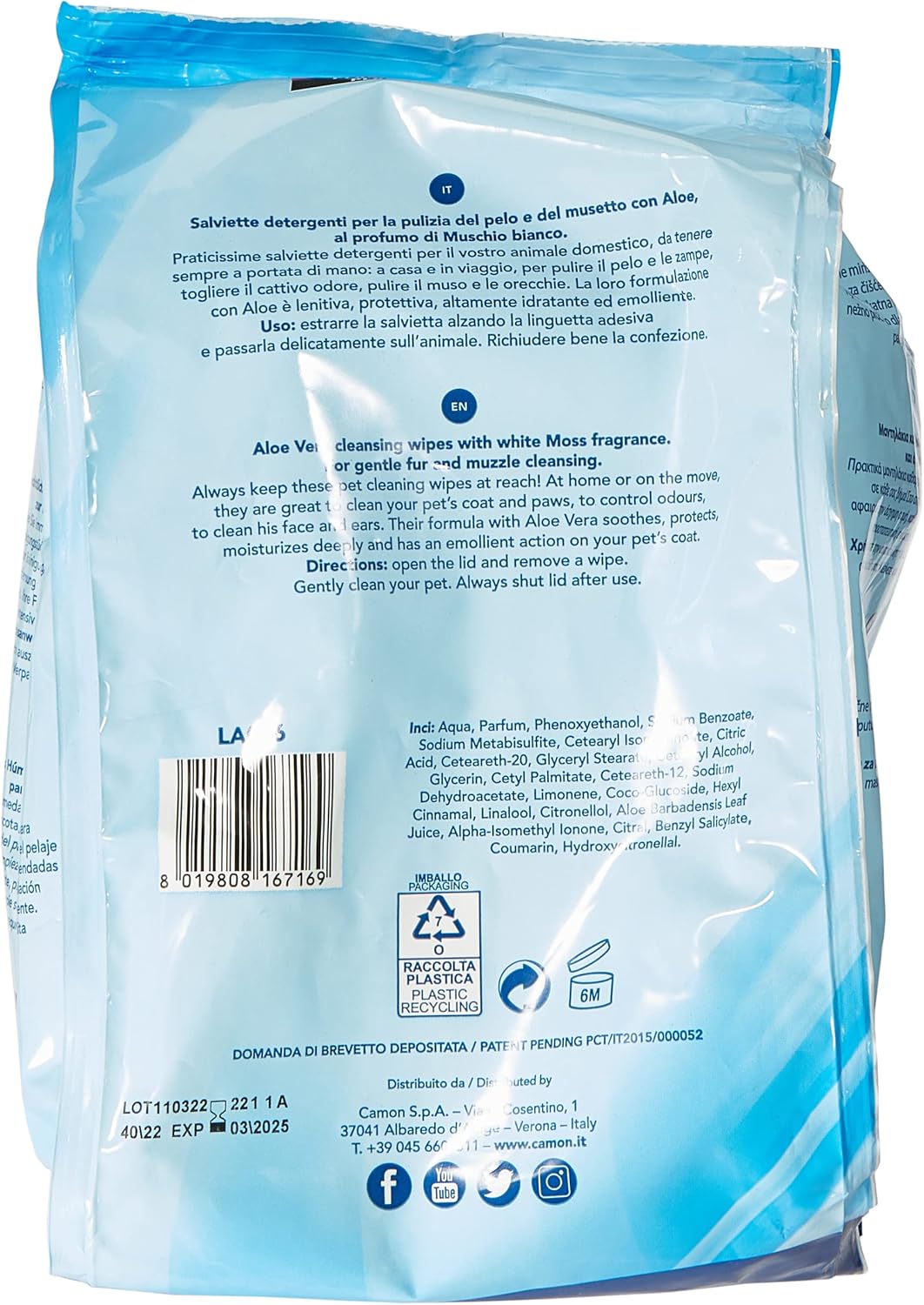 Lingettes pour Chat 100 pièces