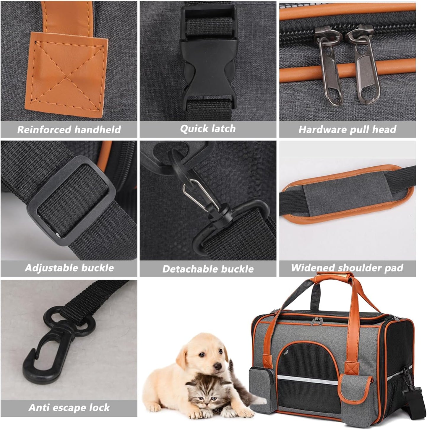 Sac de Transport Chat 45x28x25cm 7kg