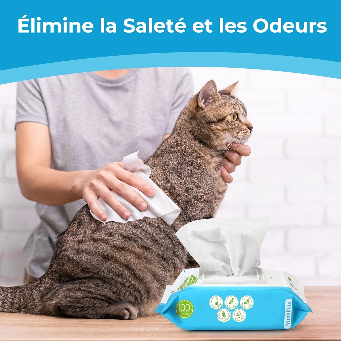 Lingettes pour Chat 300 Pièces