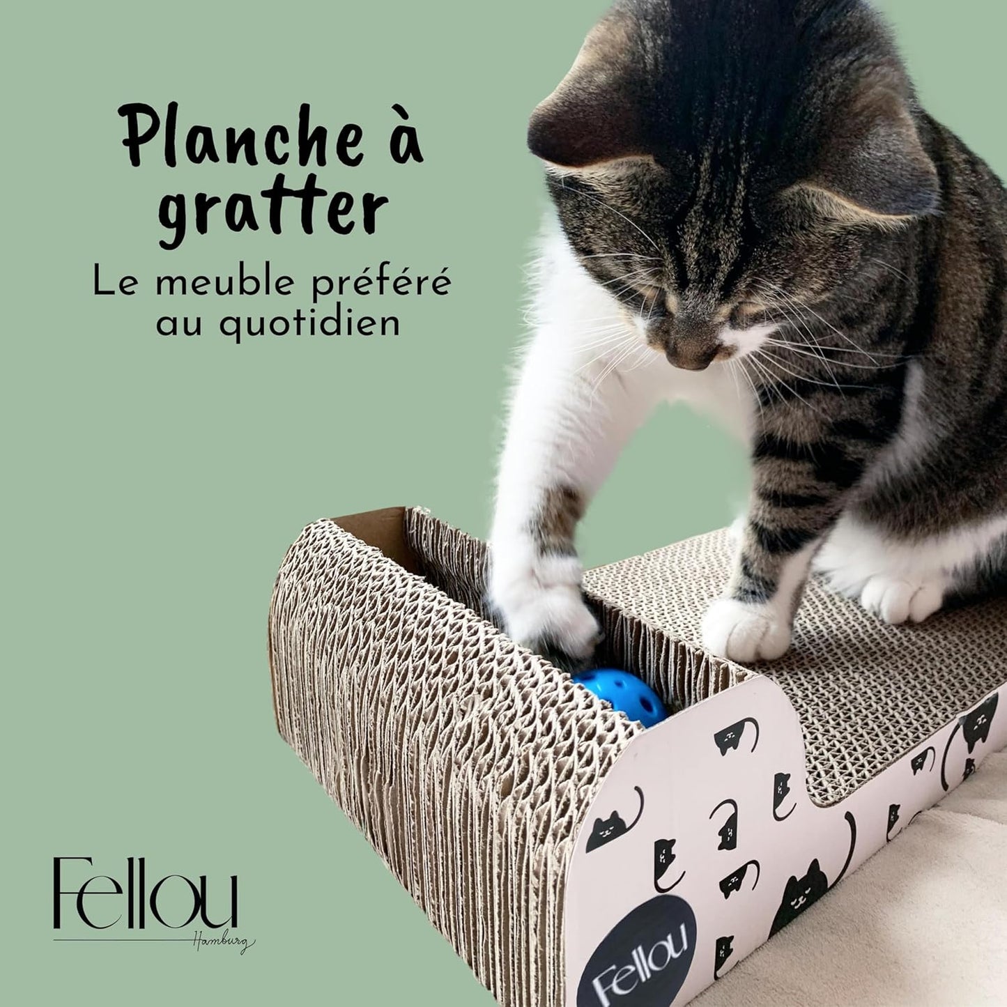 Griffoir Chat avec Herbe à Chat