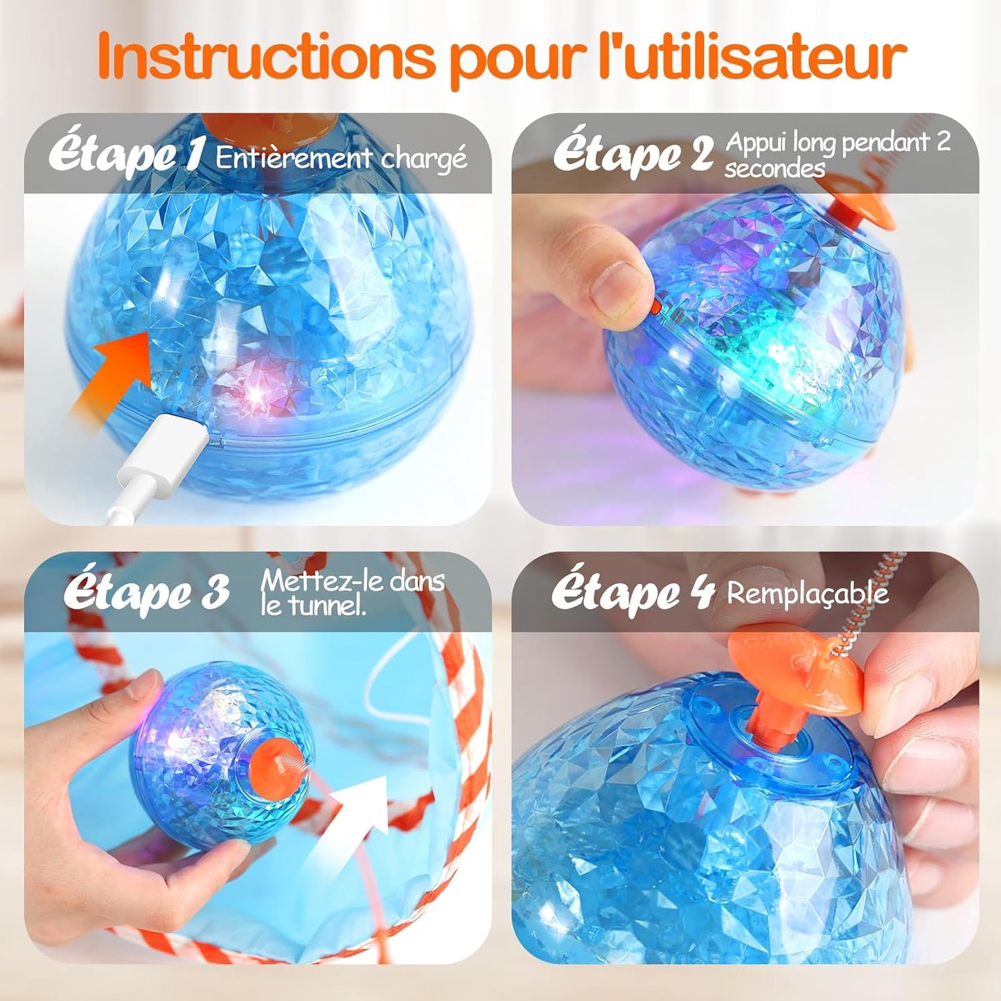 Jouet pour Chat Tunnel