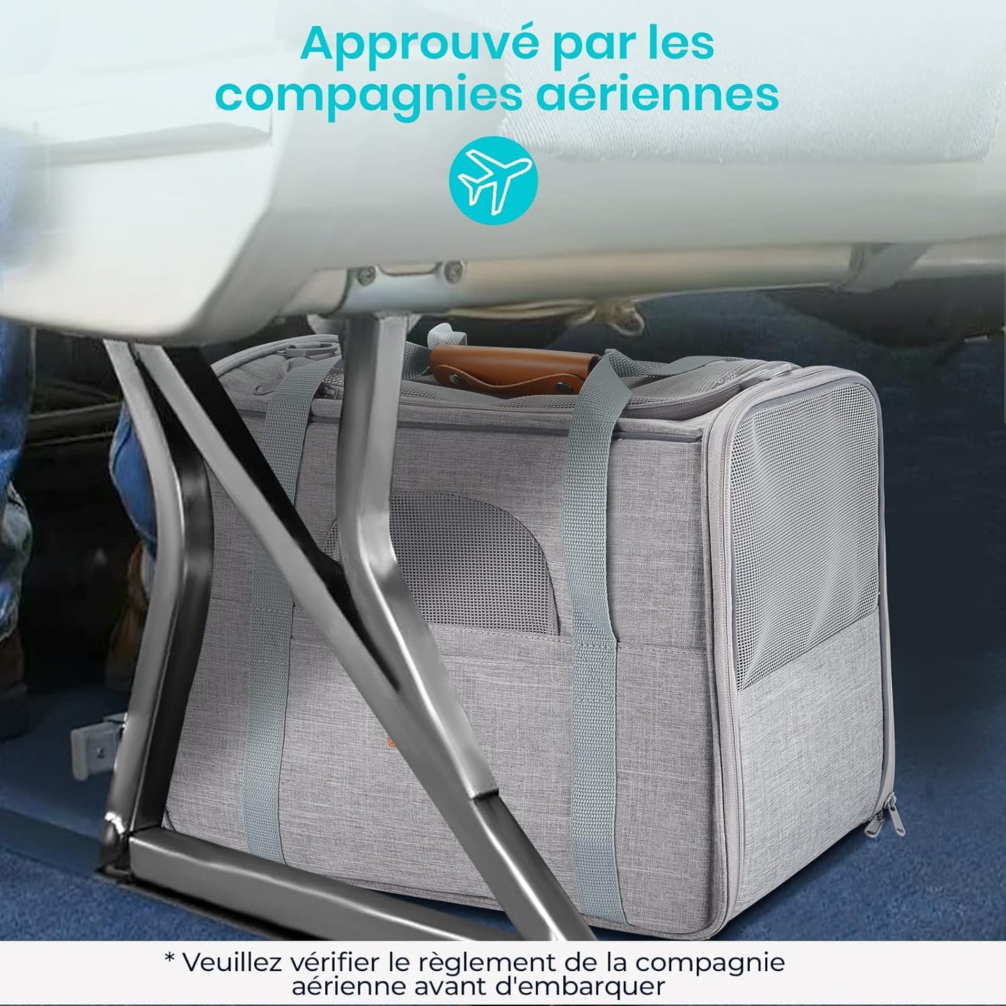 Sac Transport Chat 43,9 x 31 x 34 cm