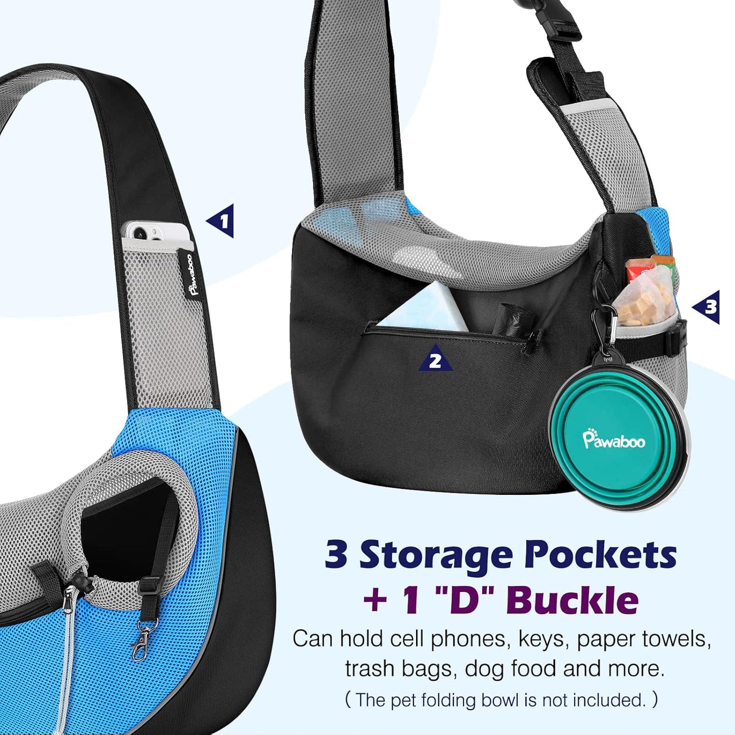 Sac Bandoulière Chat S/2.5kg M/4.5kg L/6.5kg