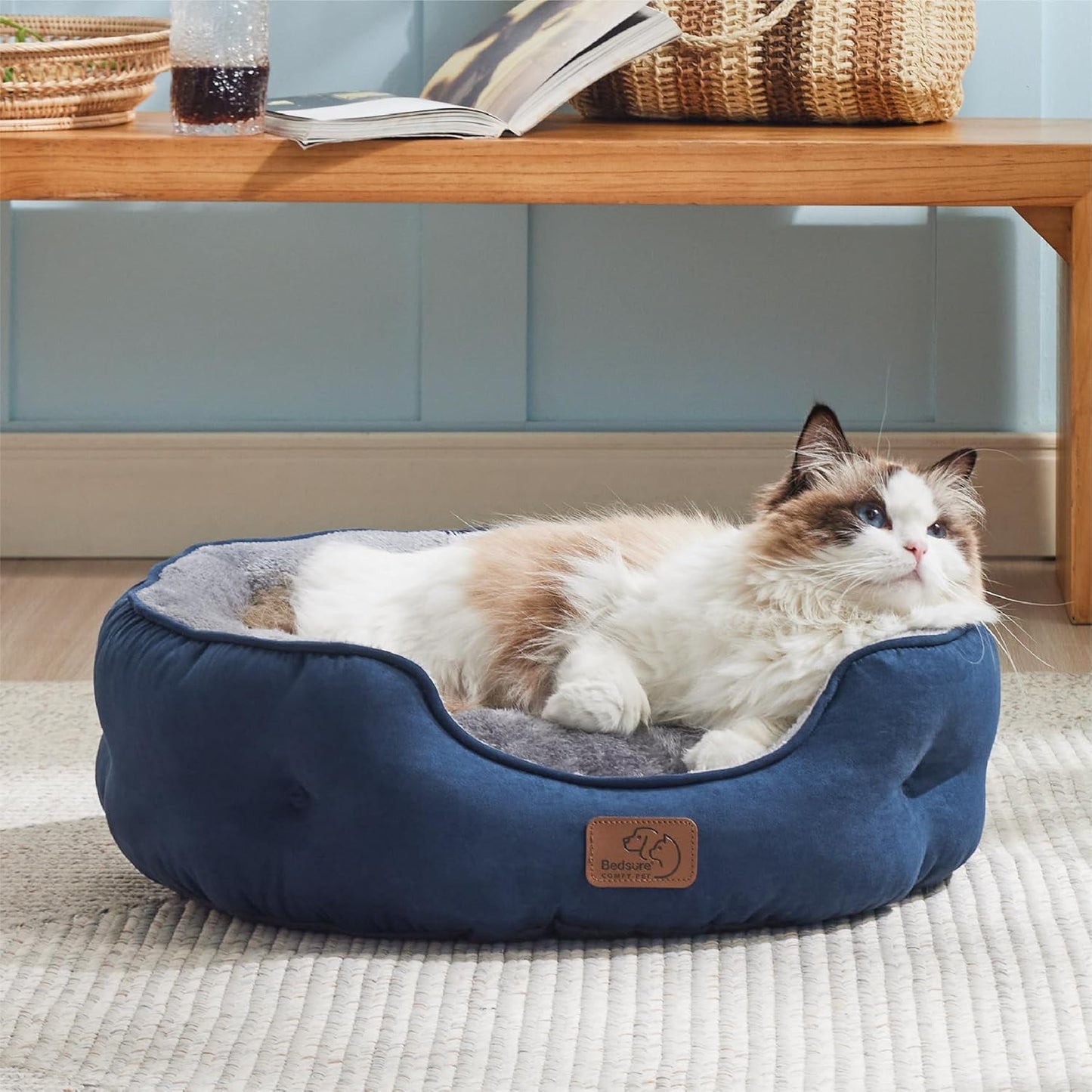 Panier Chat Coussin 51x48x15cm