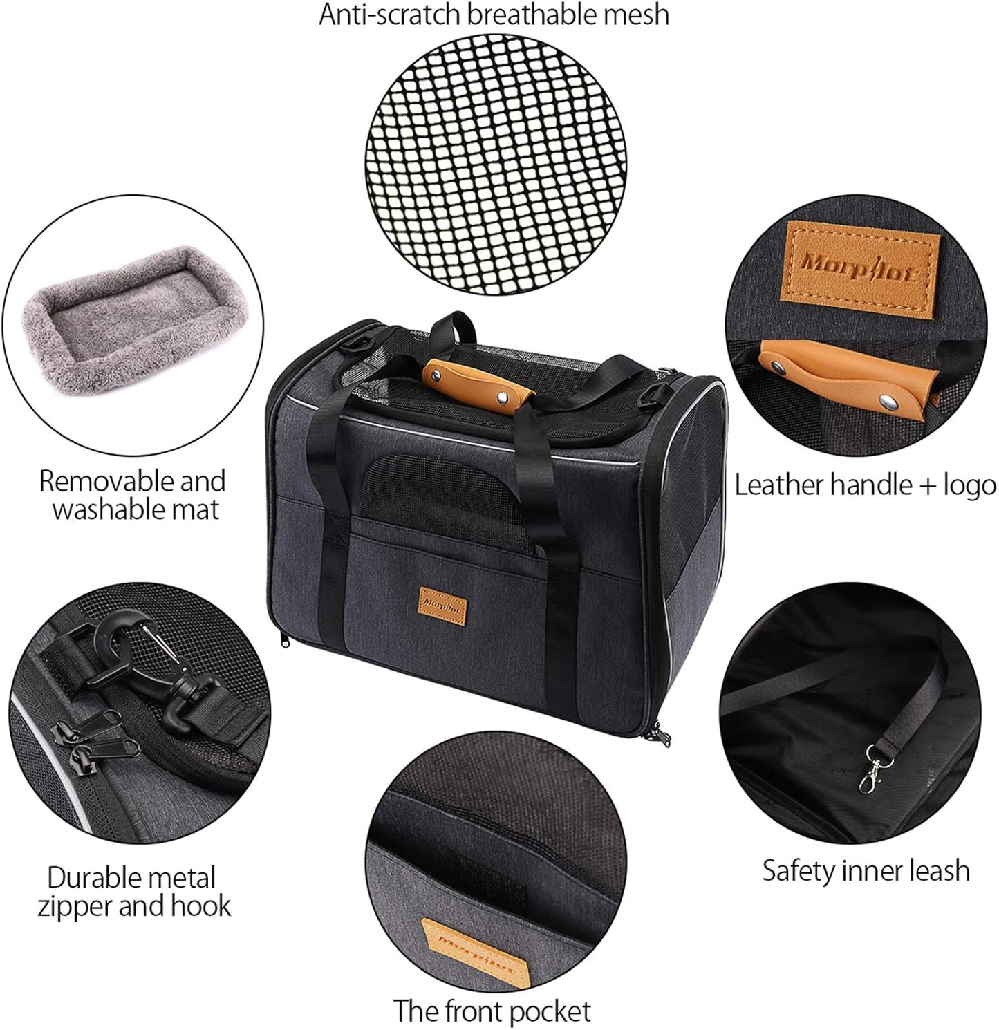 Sac Transport Chat 7kg 44x31x34cm