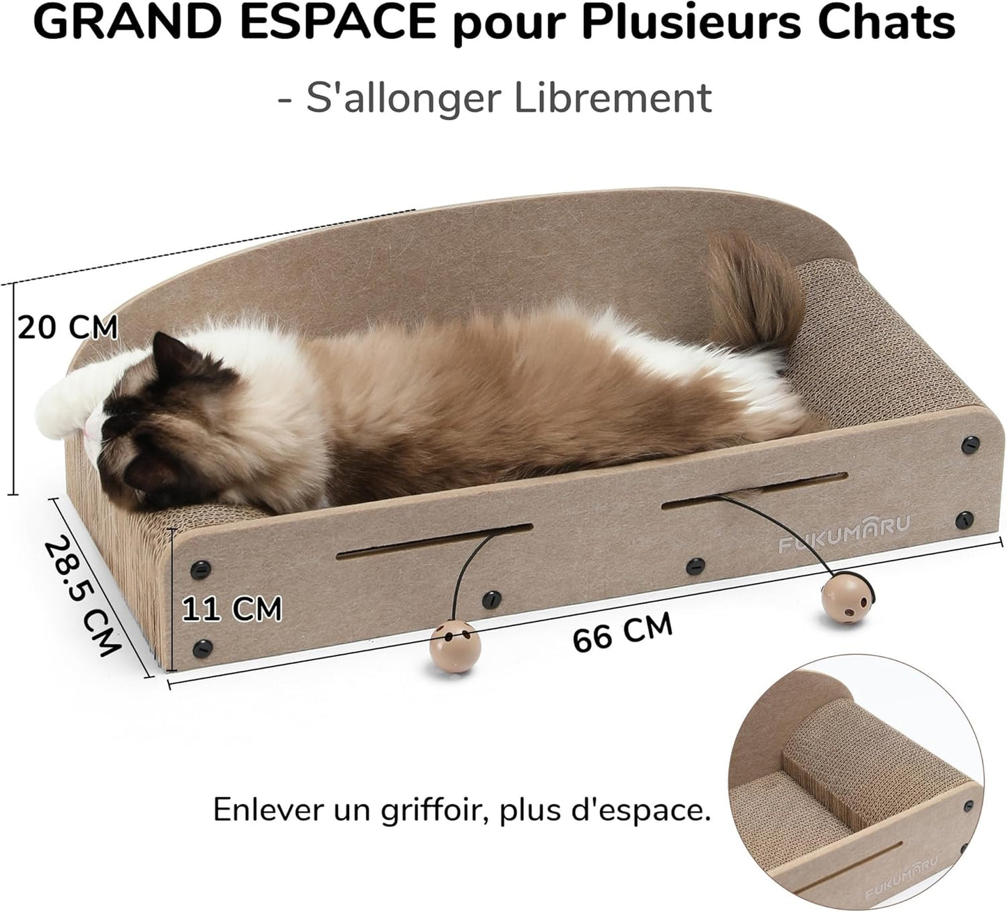 Griffoir Chat 66 cm