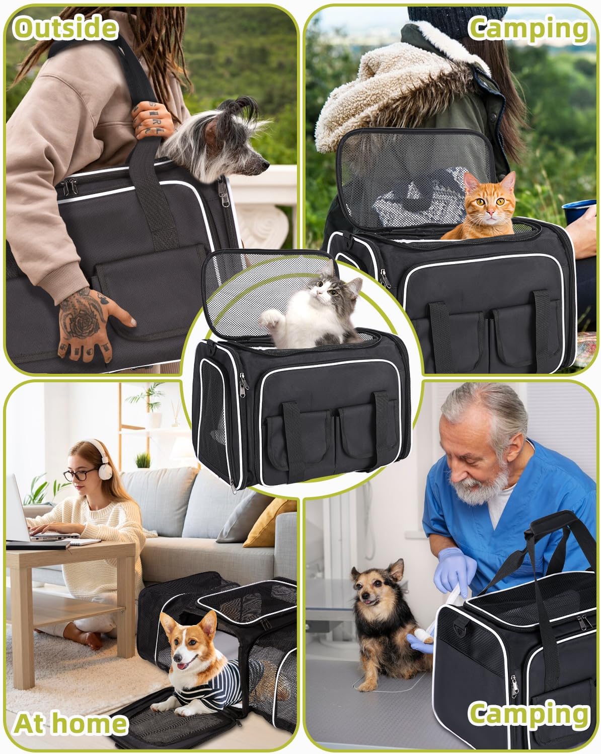 Sac Transport Chat Pliable 6kg