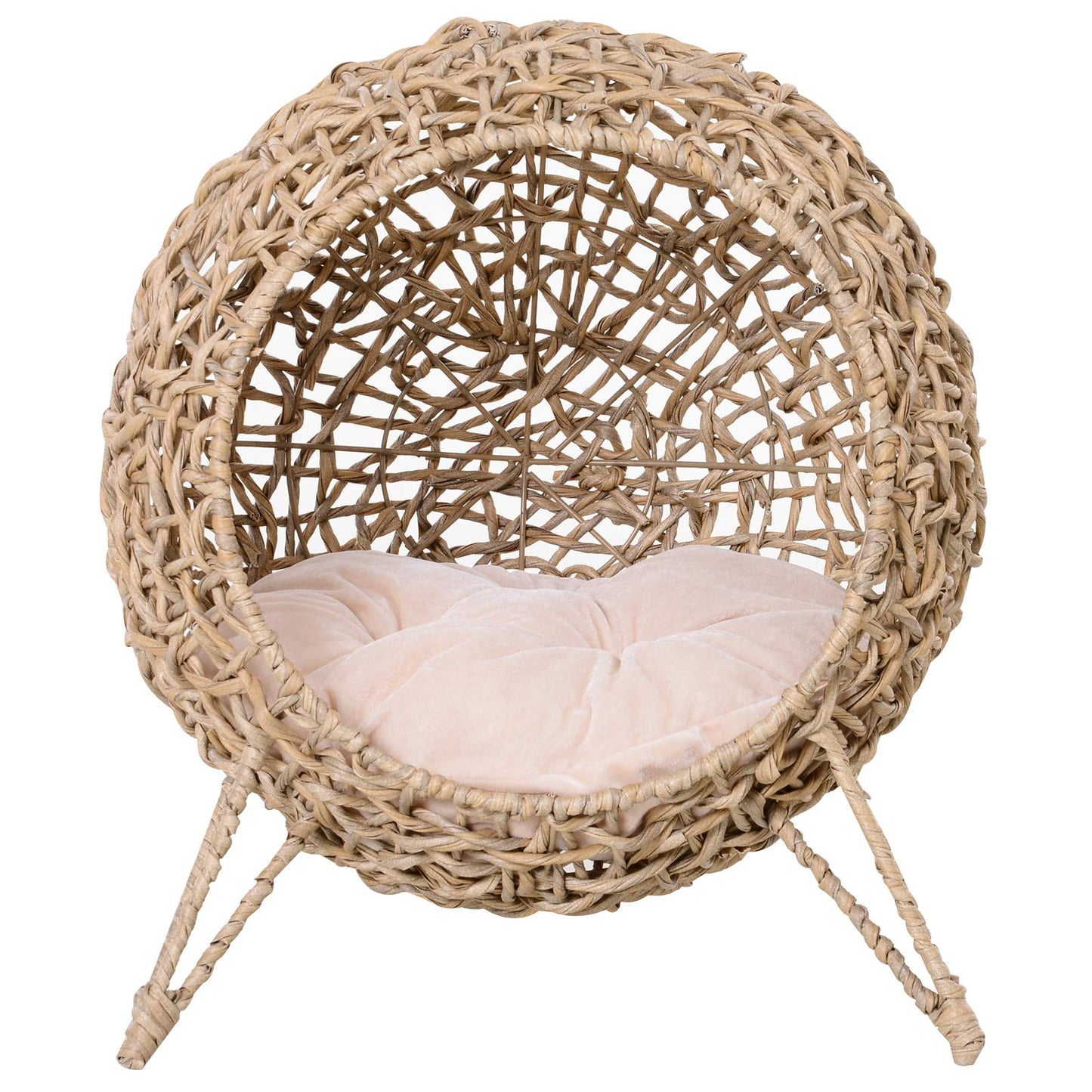 Panier Chat Coussin Ø 52 x 58H cm Coussin Moelleux Inclus