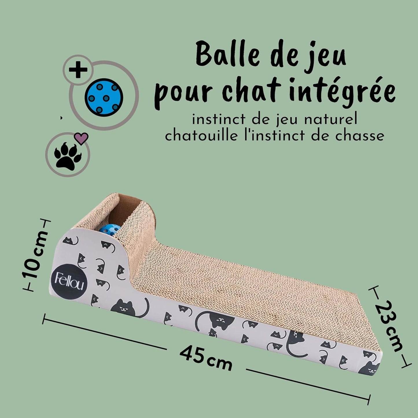 Griffoir Chat avec Herbe à Chat