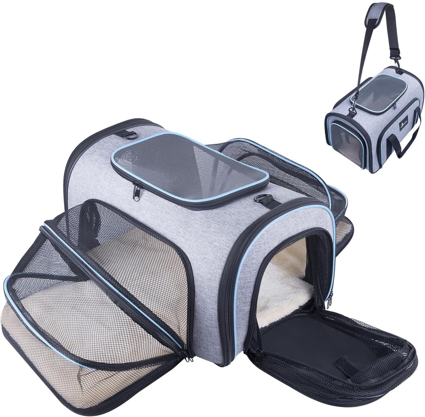 Sac Transport Chat 90x 73 x 28cm 6.5kg