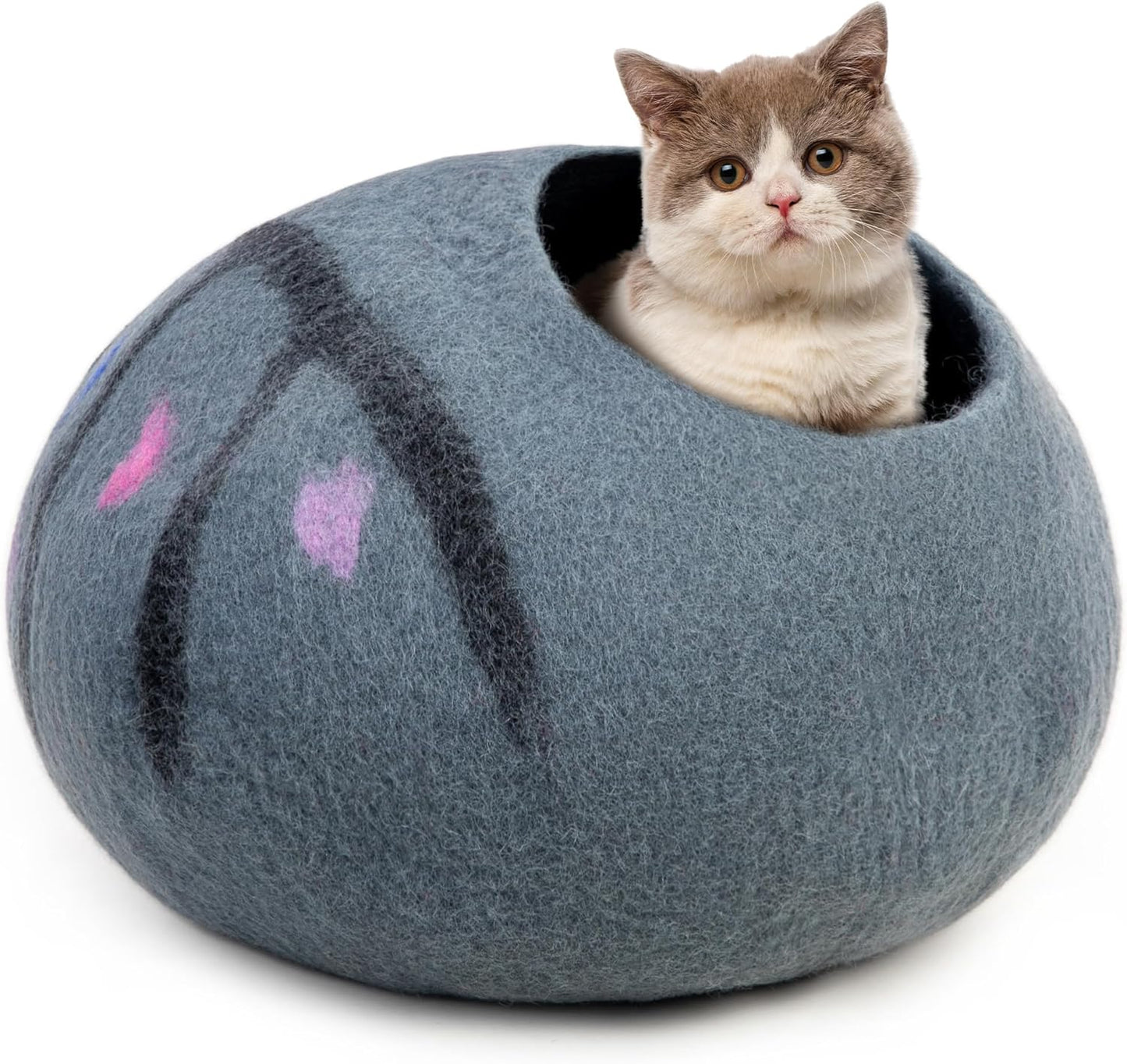 Panier Chat Coussin 100% Laine Mérinos