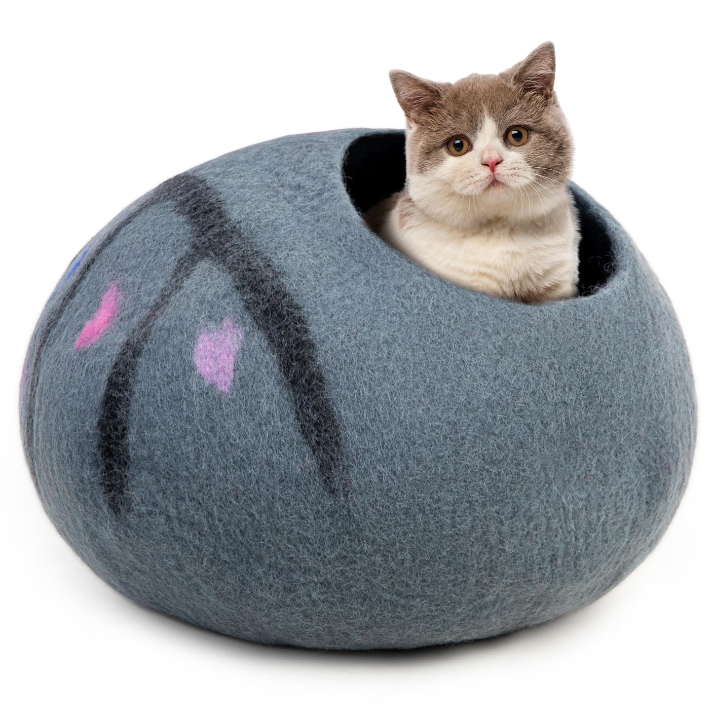 Panier Chat Coussin 100% Laine Mérinos