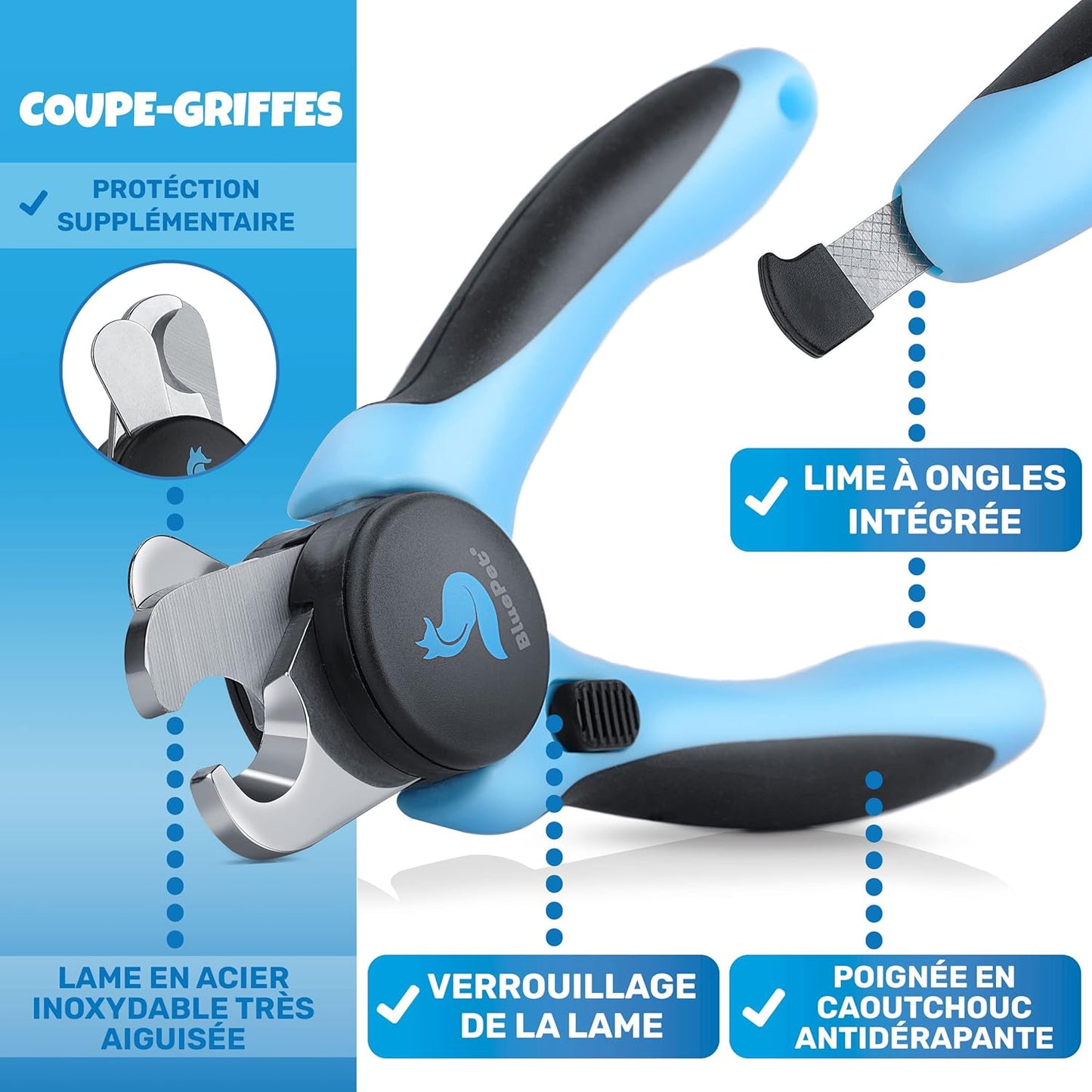 Coupe Griffes Chat + Lime