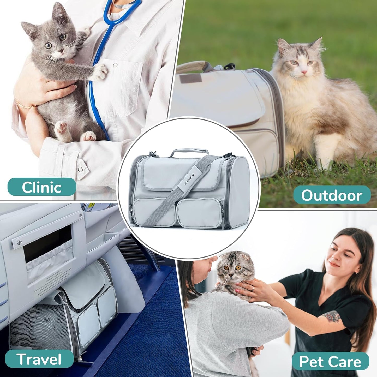 Sac Transport Chat 40x27x27cm 5.4kg