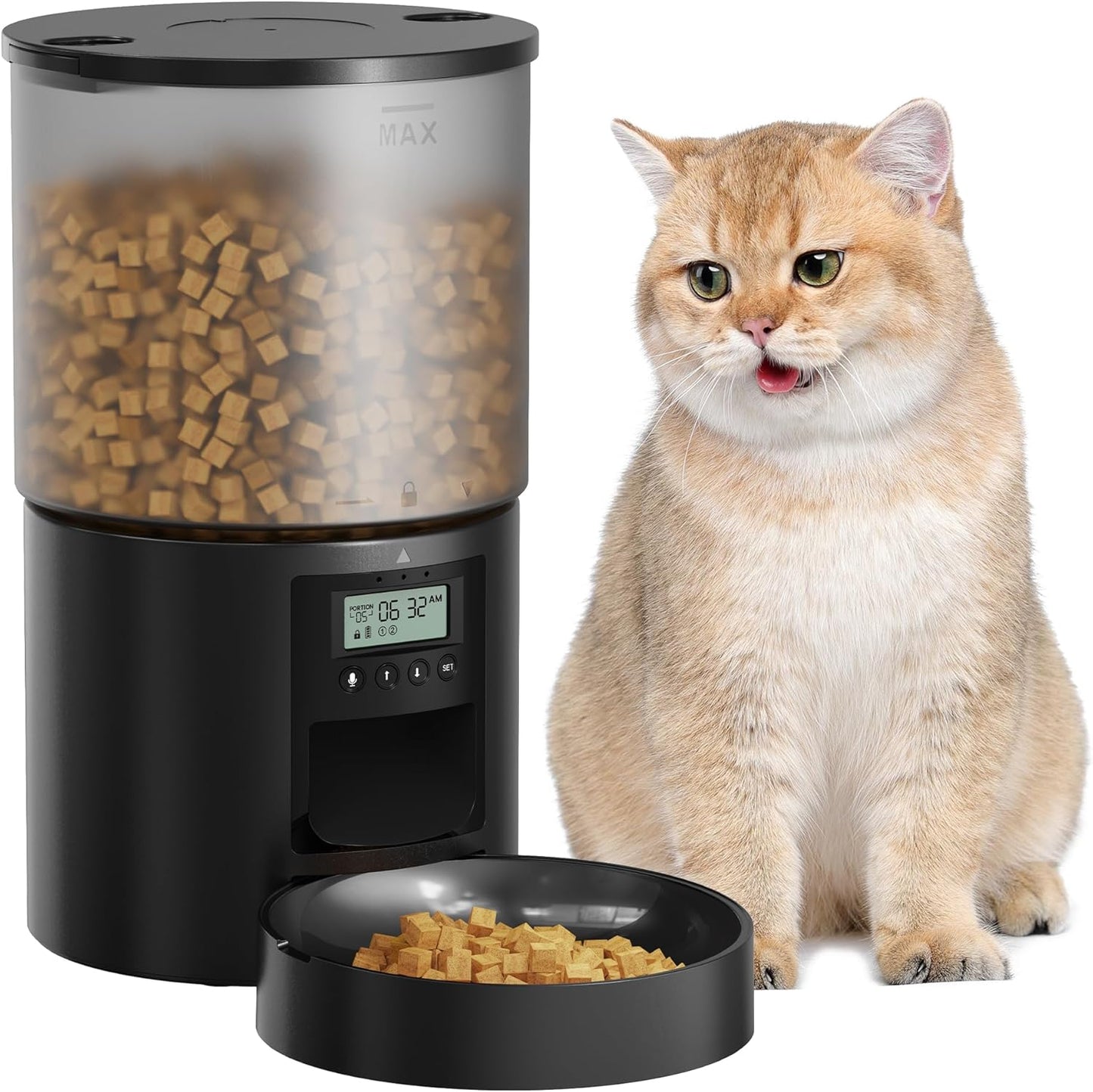 Distributeur Croquettes Chat 4L