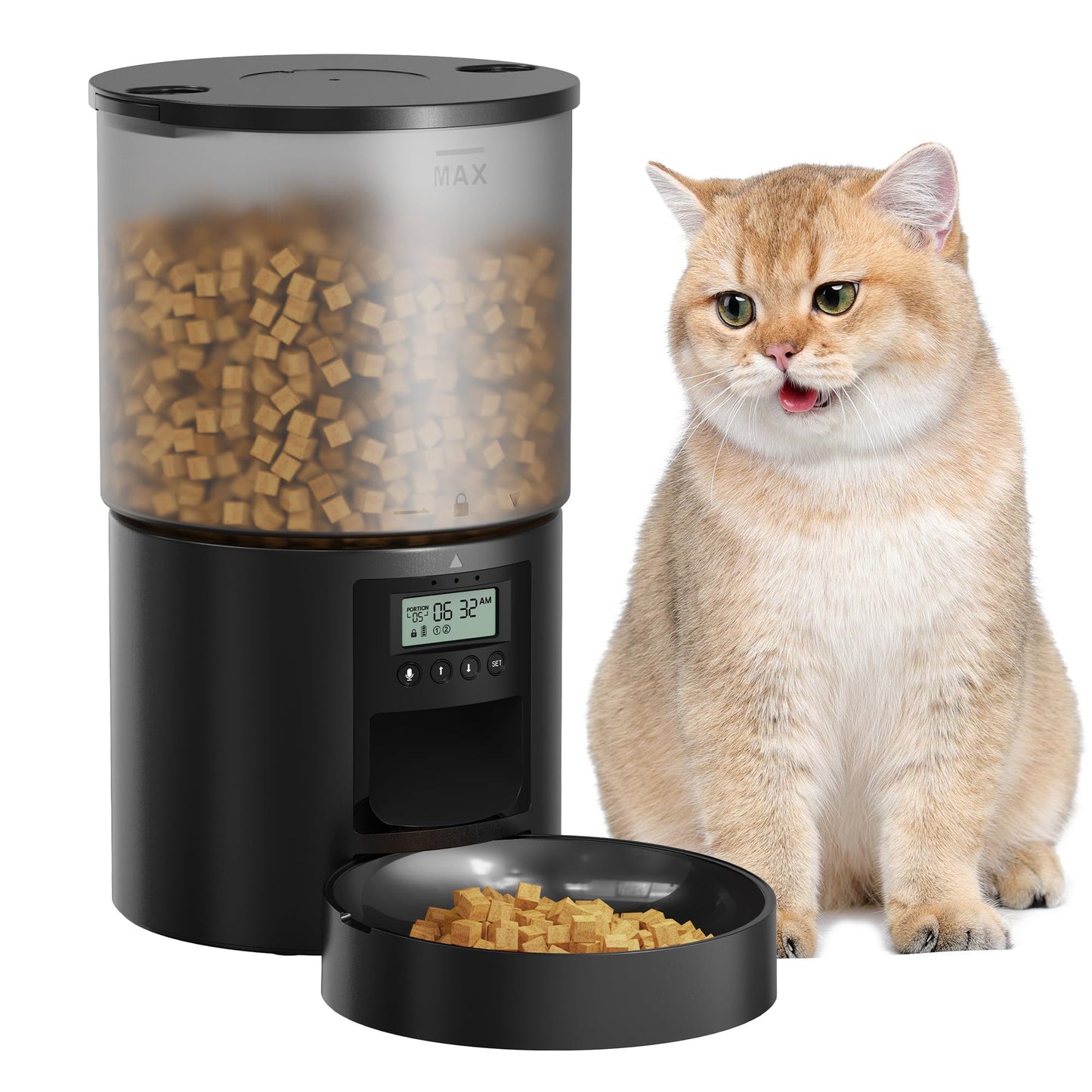 Distributeur Croquettes Chat 4L