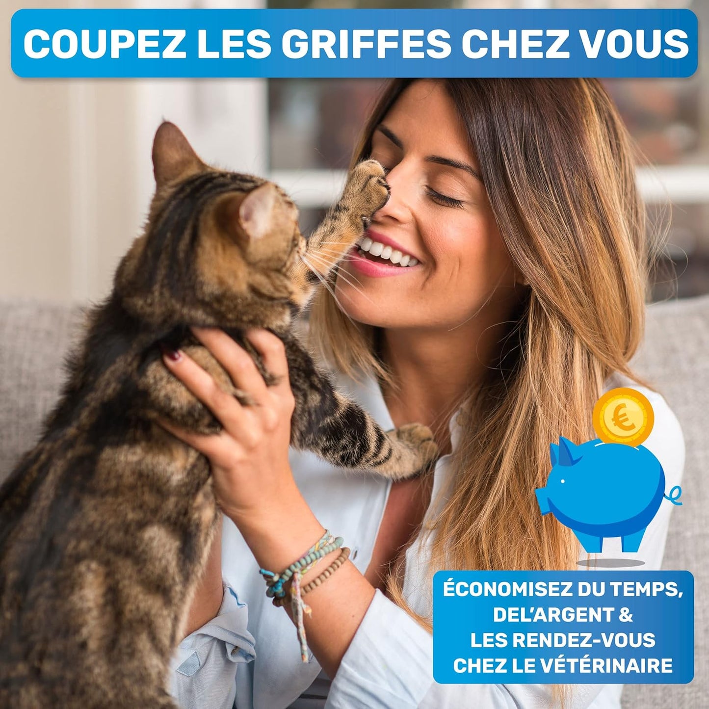 Coupe Griffes Chat + Lime