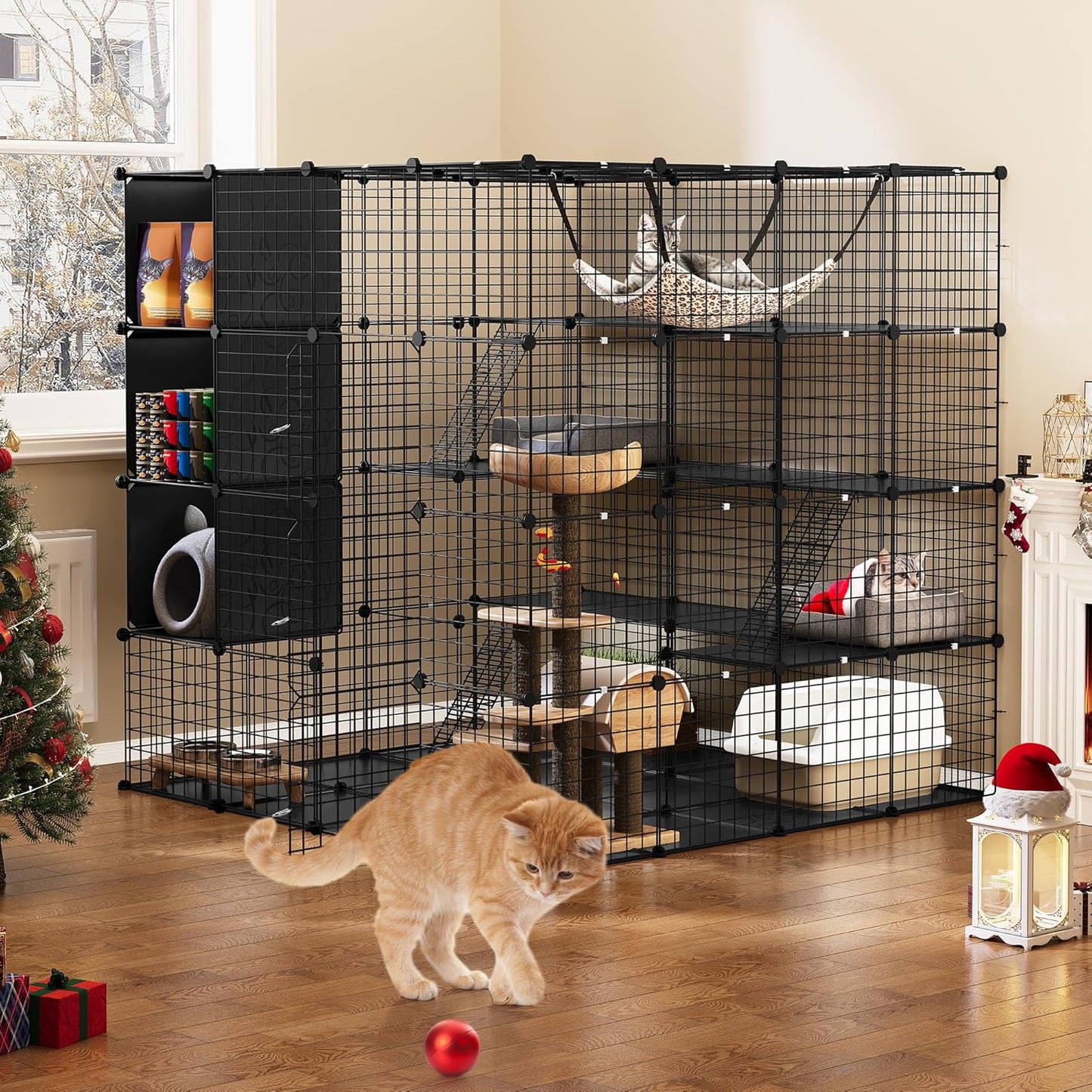 Enclos Chat 140 x 140 x 140 cm