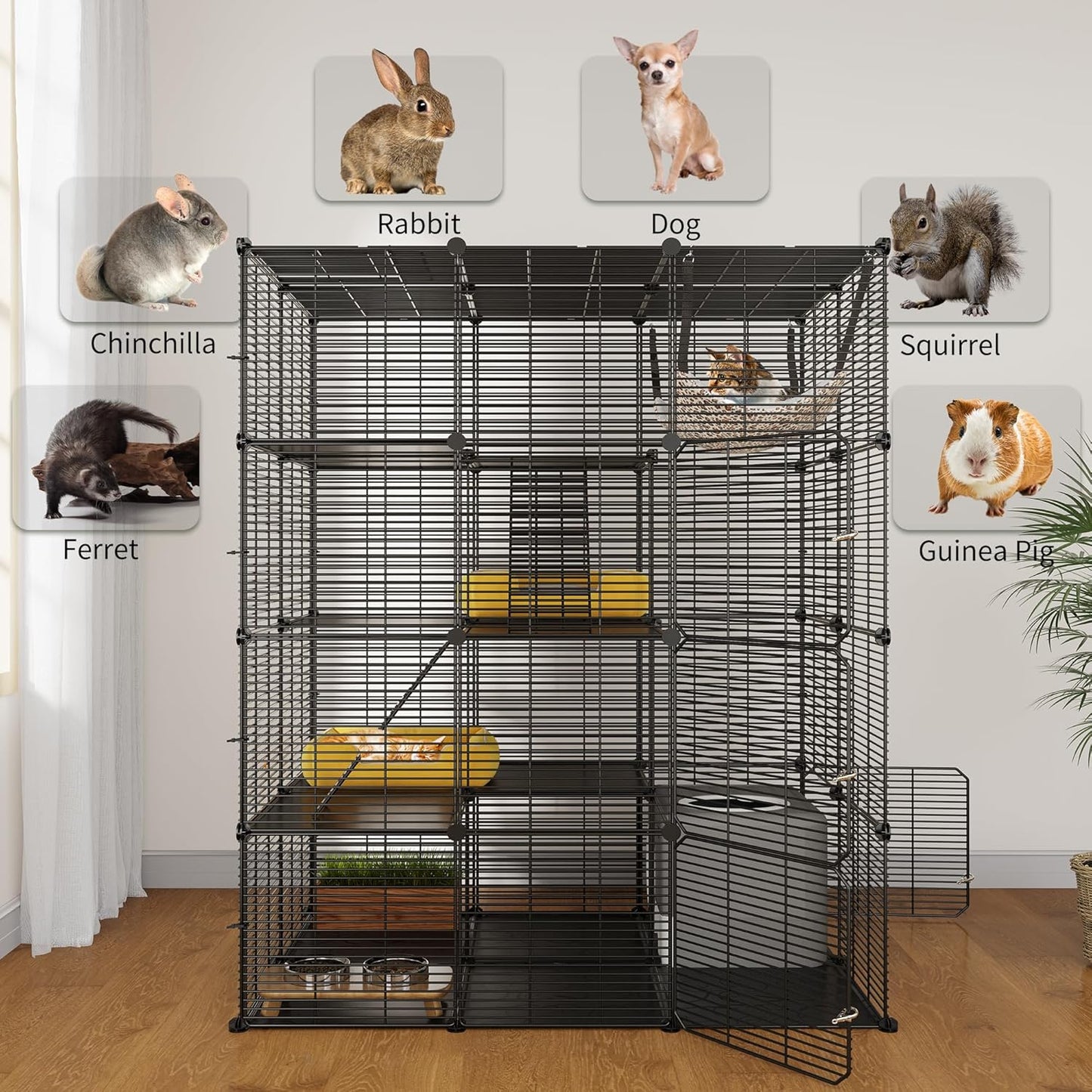 Enclos Chat 104x72x140cm