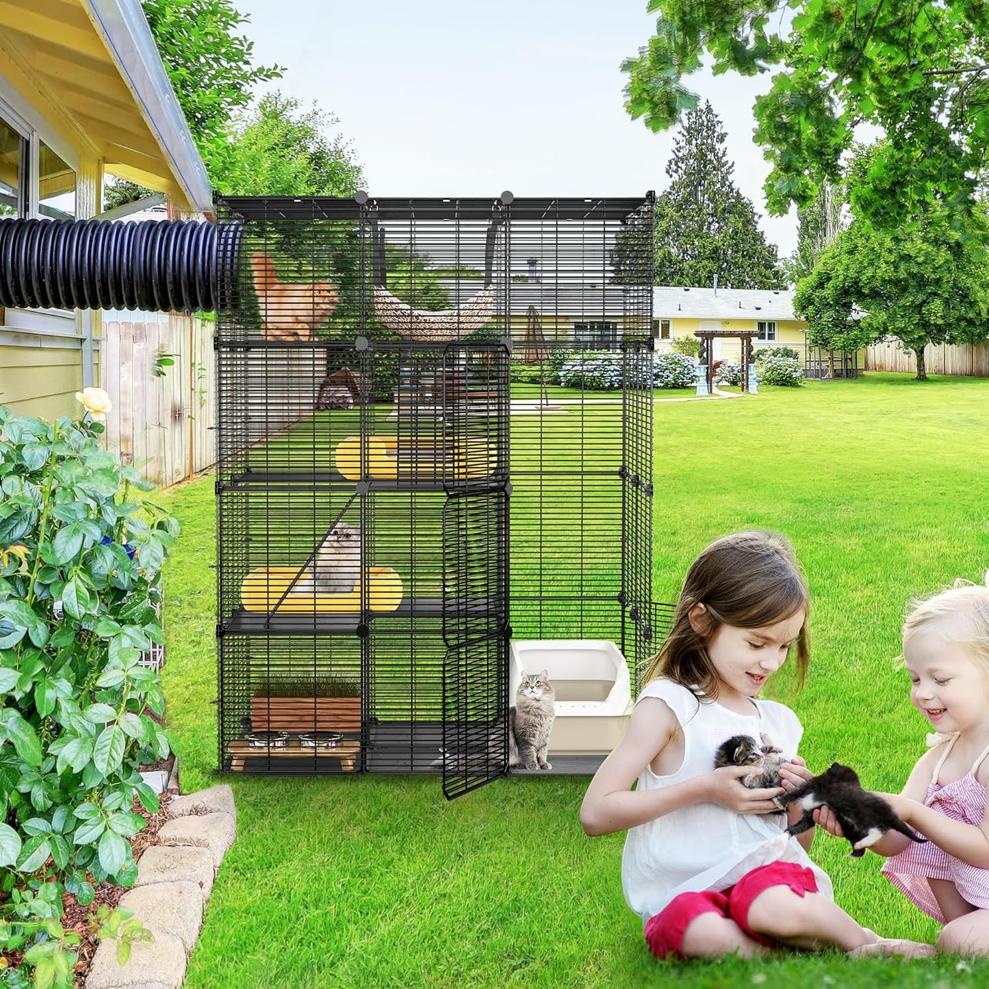 Enclos Chat 104x72x140cm