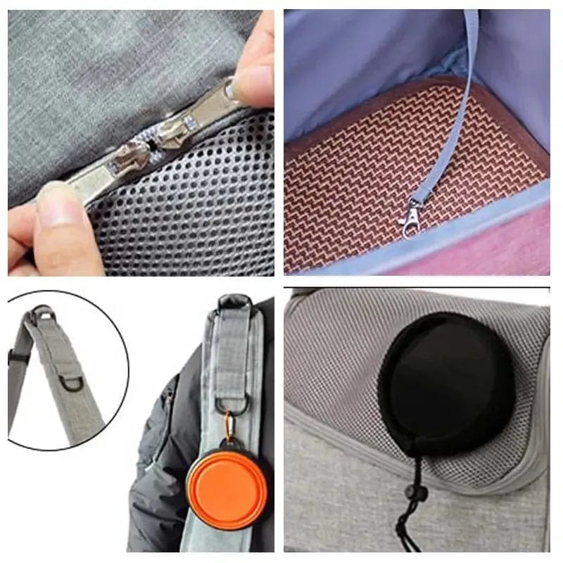 Sac Transport Chat Bandouliere 15L-🐈 Catgrip🐾🥰