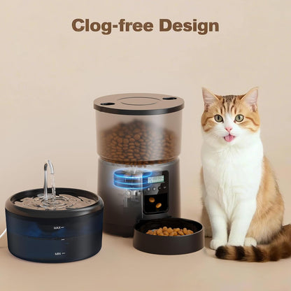 Distributeur Croquettes Chat 2,4L