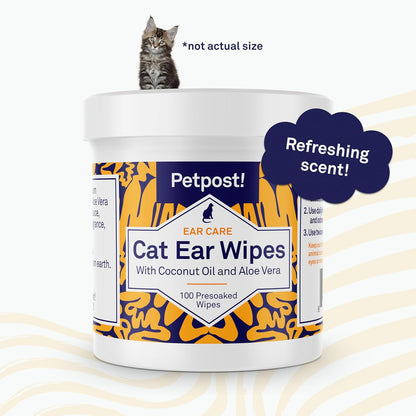 Lingettes pour Chat Oreilles x100