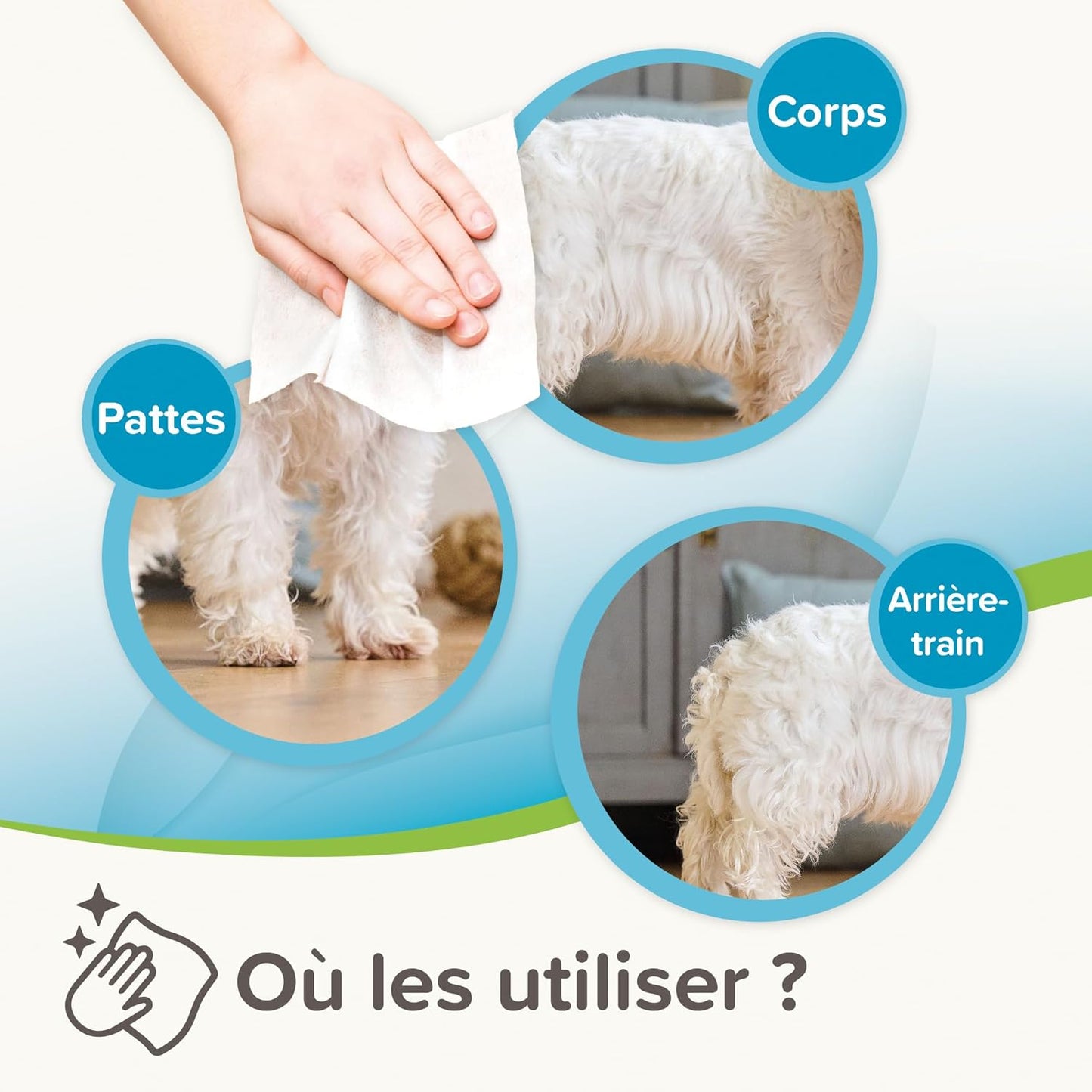 Lingettes pour Chat Universelles 100% végétales